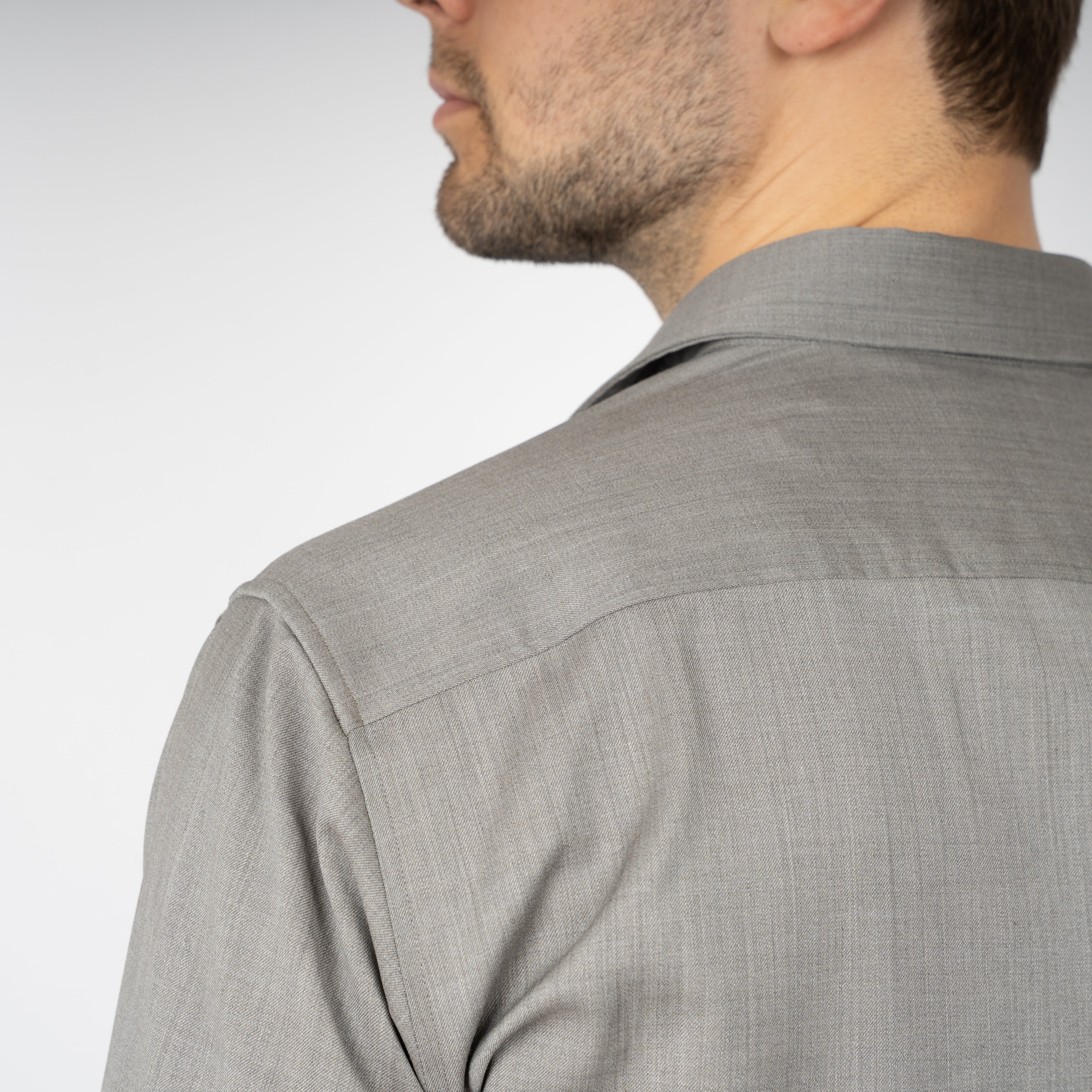 Genti Overshirt Beige | Marzotto B-Dynamic