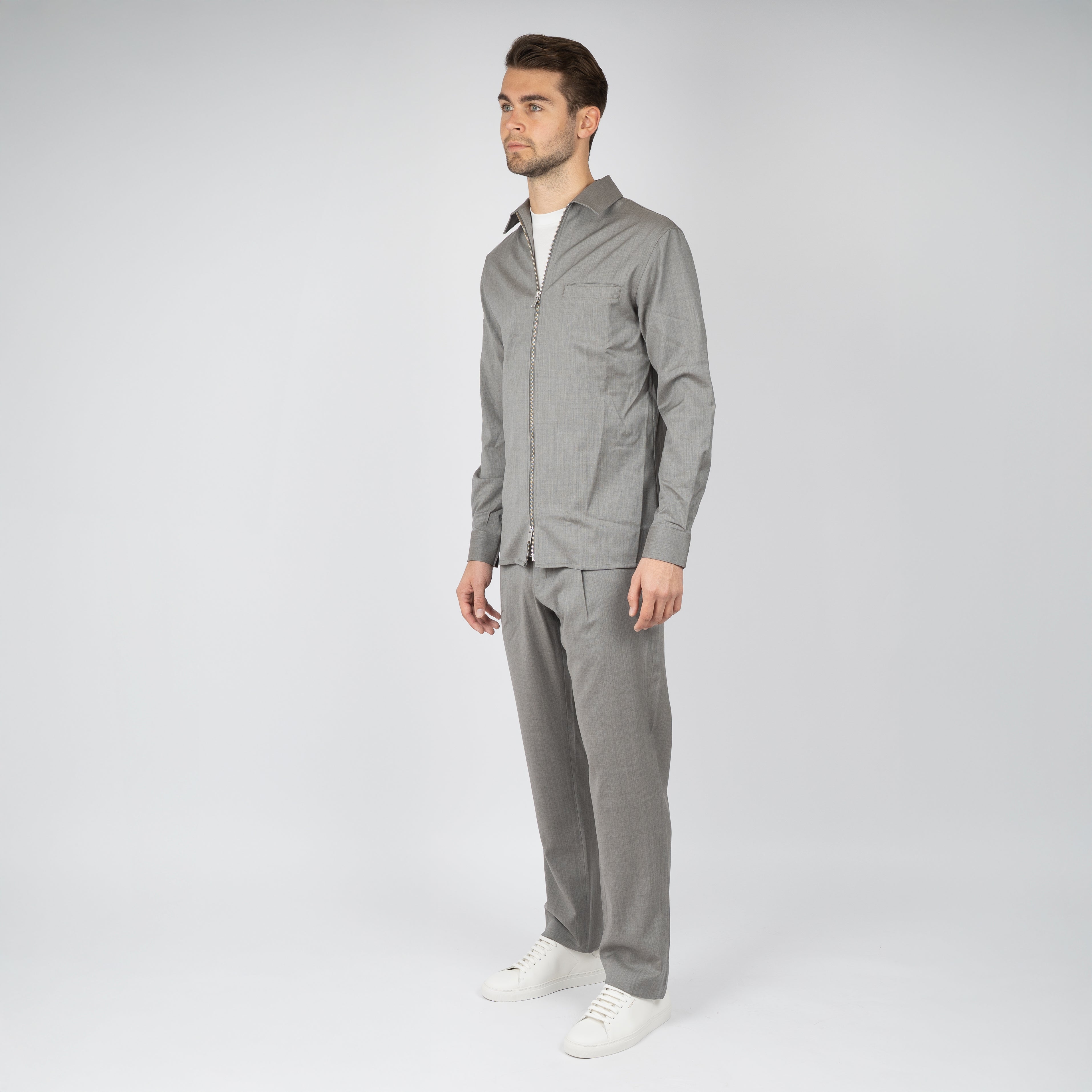 Genti Overshirt Beige | Marzotto B-Dynamic