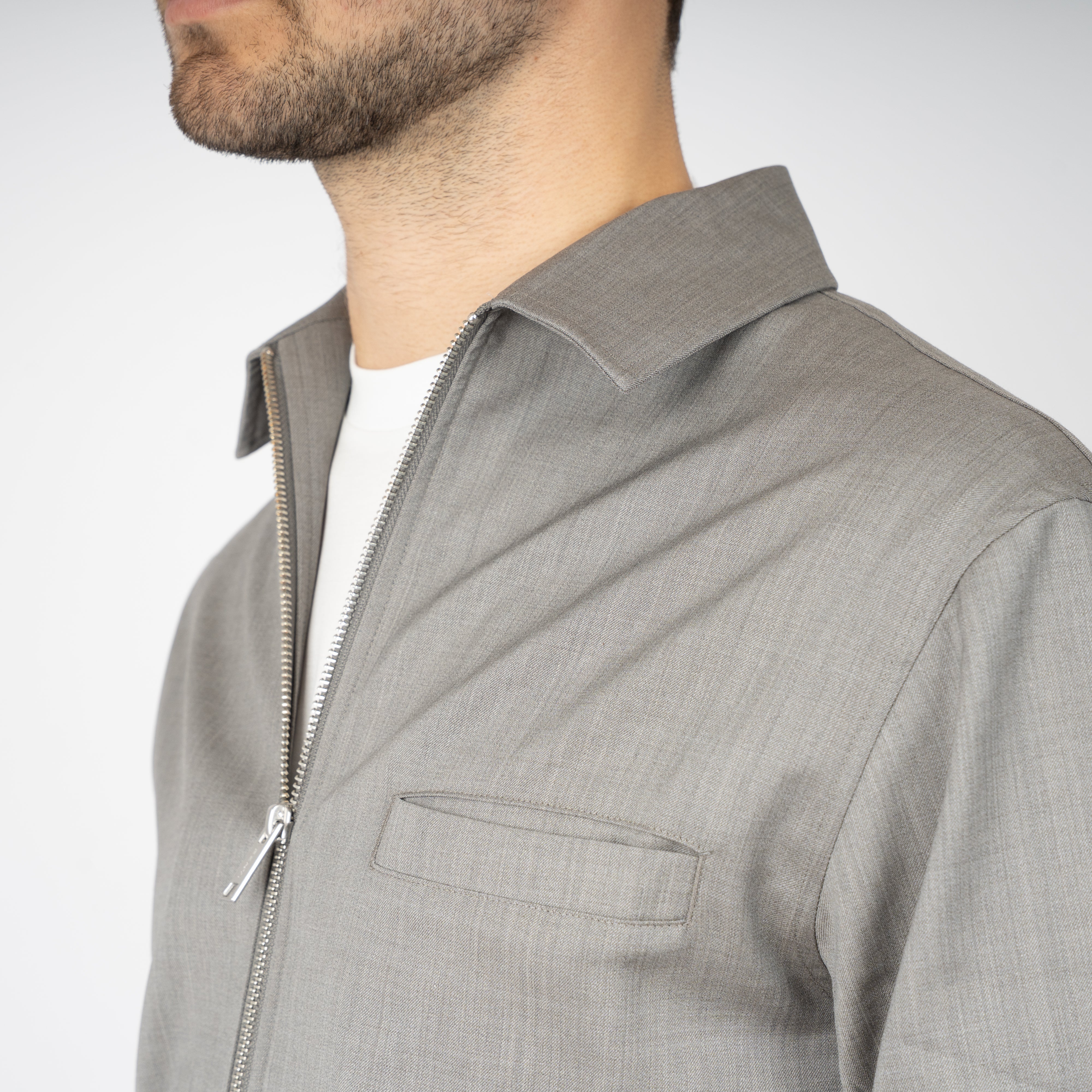Genti Overshirt Beige | Marzotto B-Dynamic