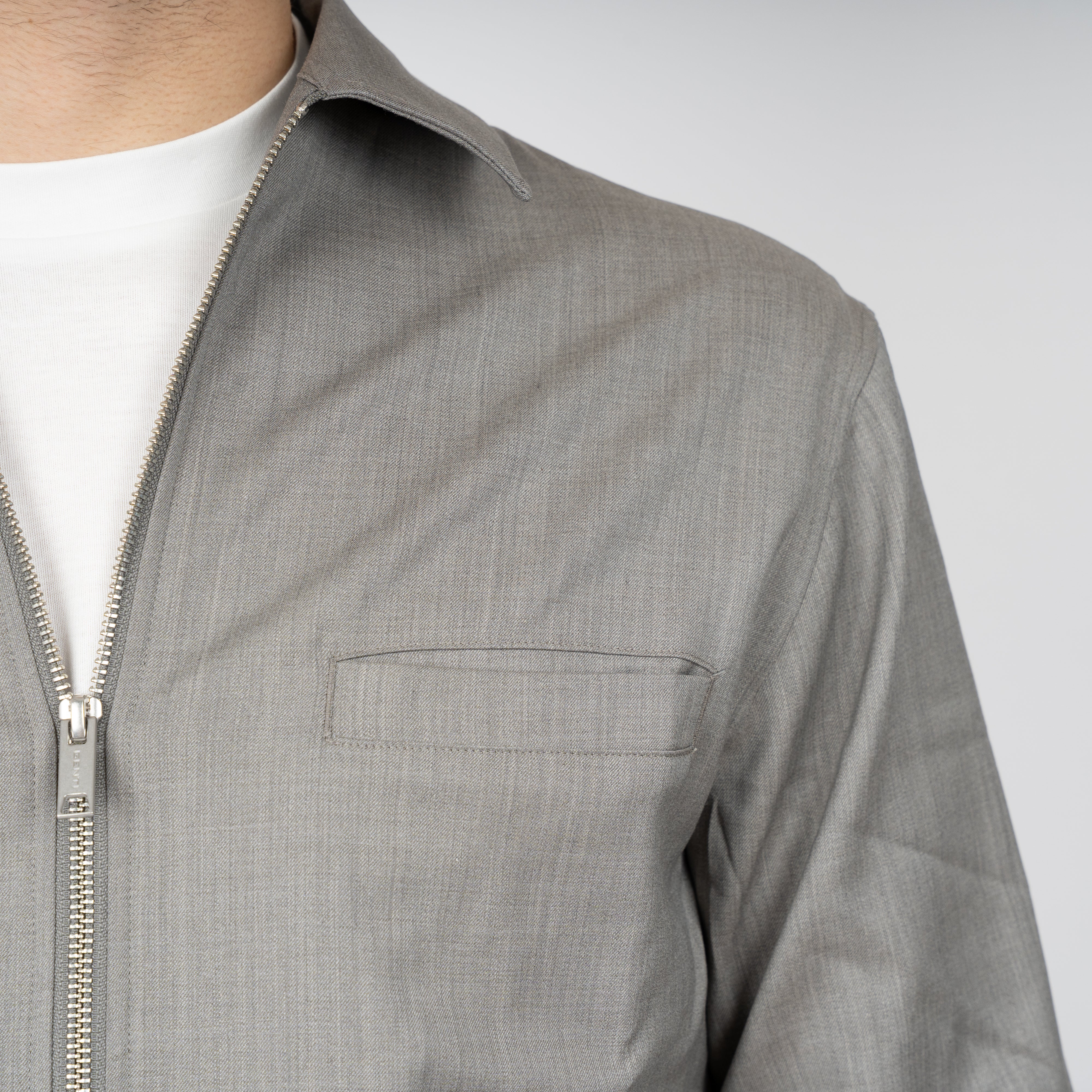 Genti Overshirt Beige | Marzotto B-Dynamic