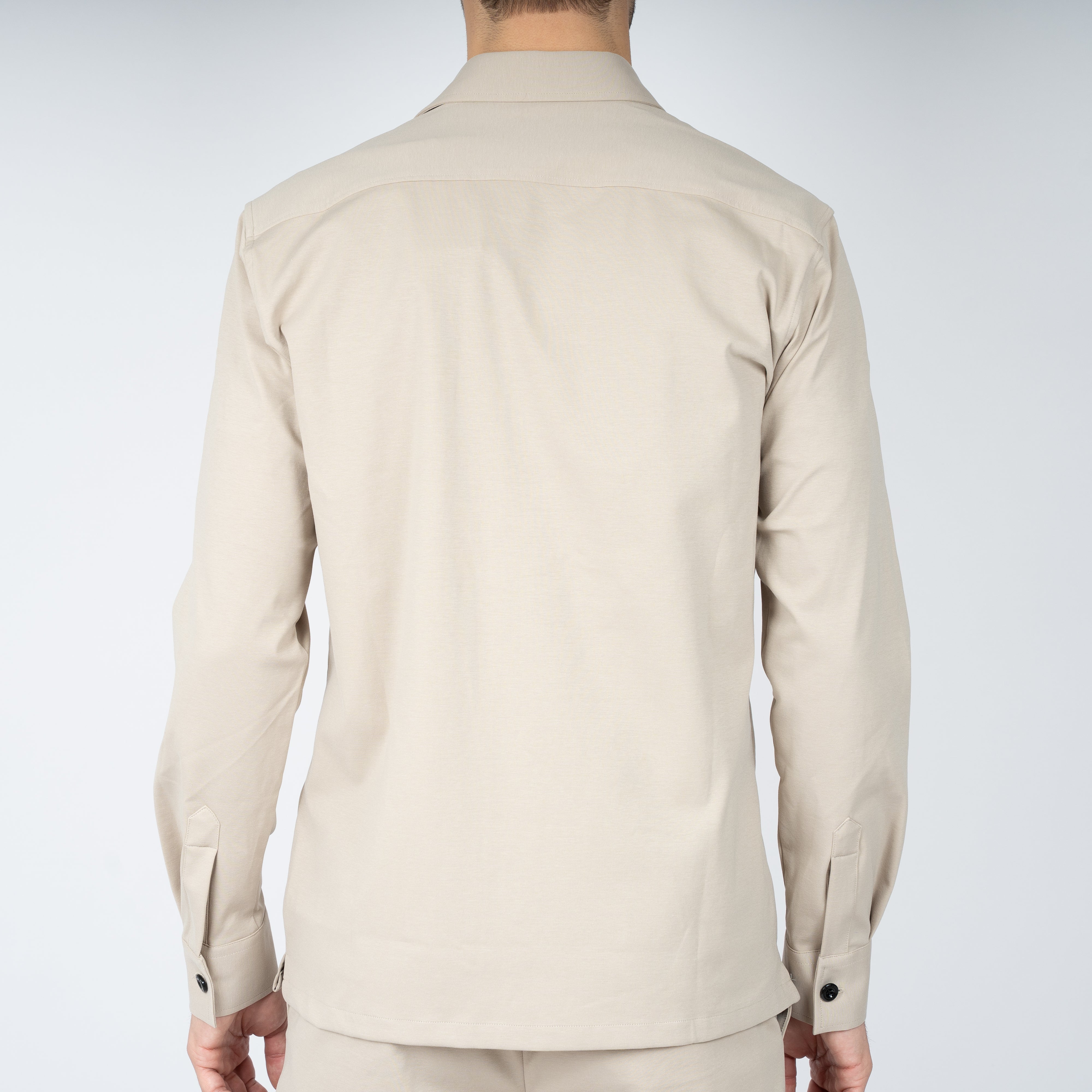 Genti Overshirt Beige | Dynamic