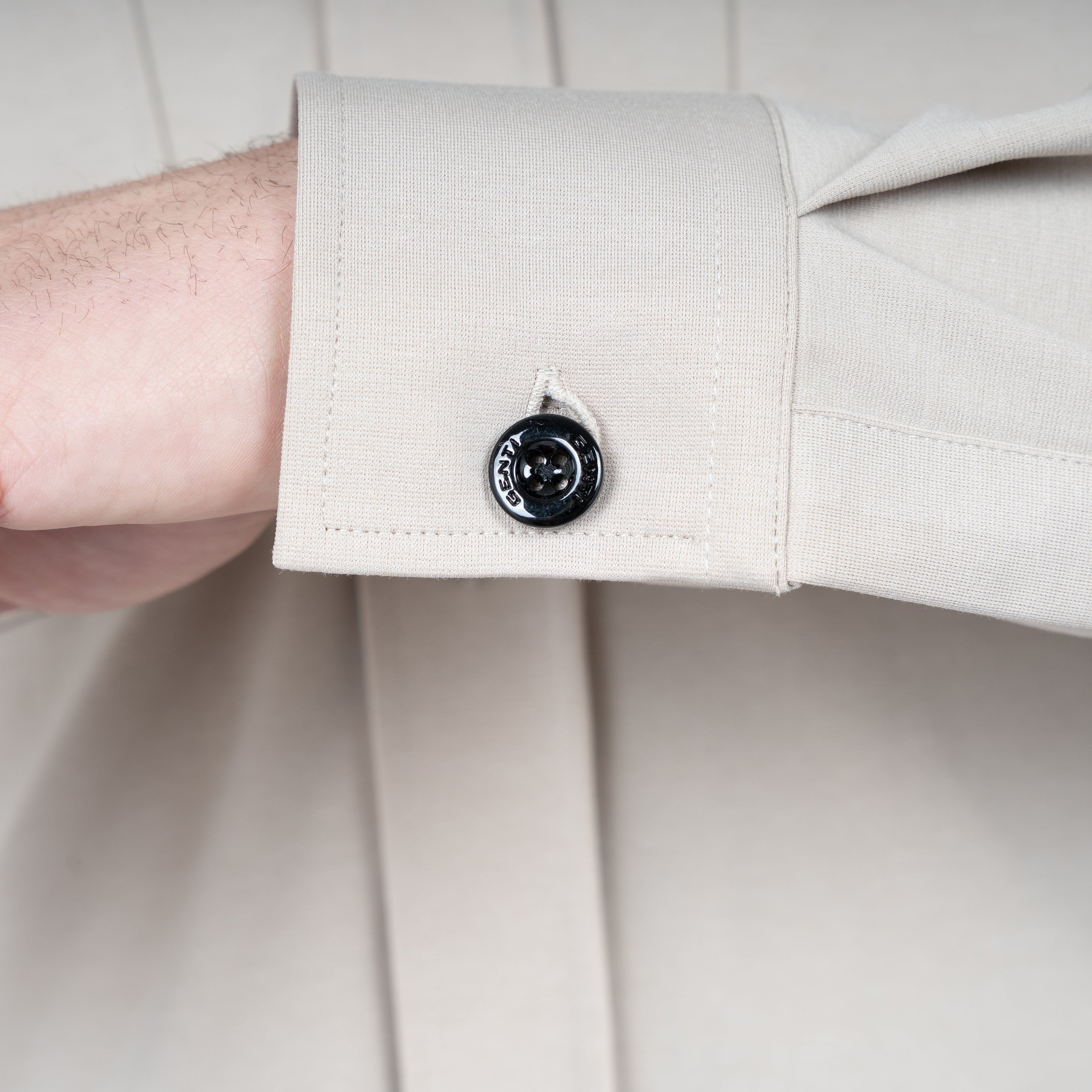 Genti Overshirt Beige | Dynamic