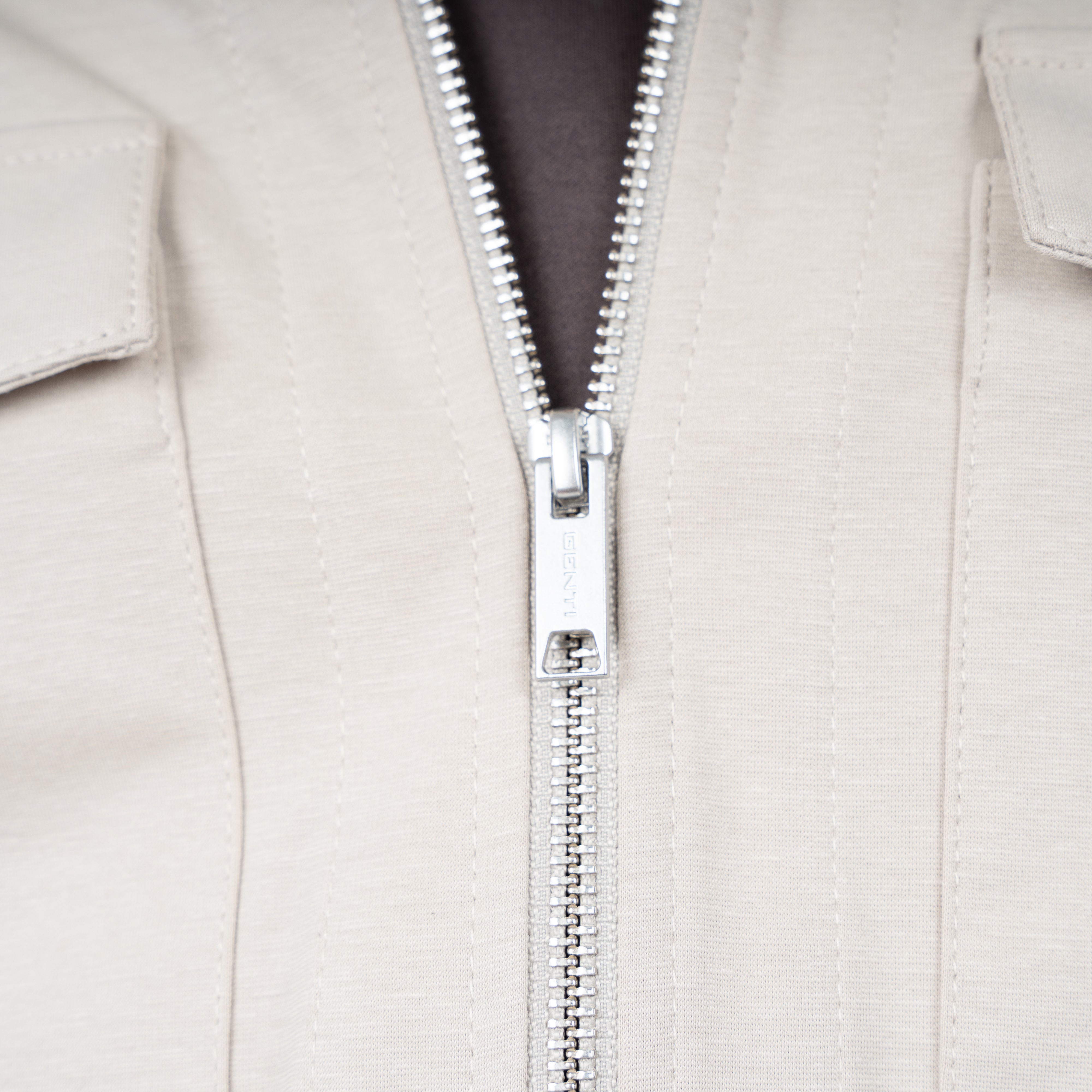 Genti Overshirt Beige | Dynamic