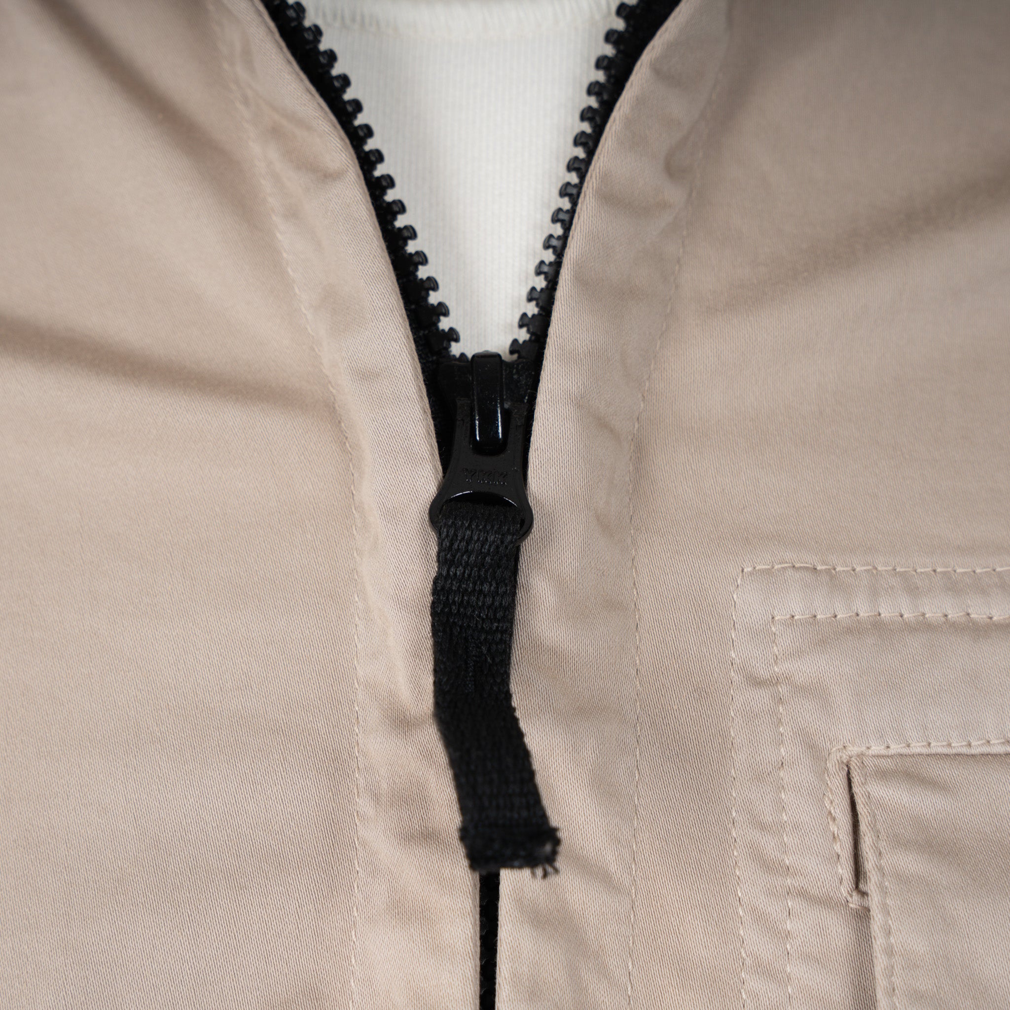 Stone Island Overshirt Beige | Stretch Cotton Satin