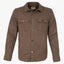 Woolrich Overshirt Bruin  | Linnen Safari