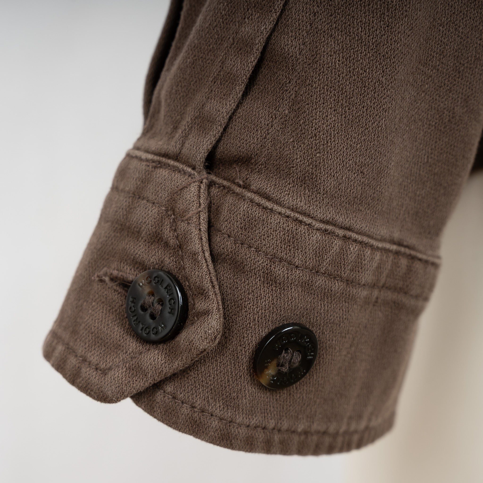 Woolrich Overshirt Bruin  | Linnen Safari