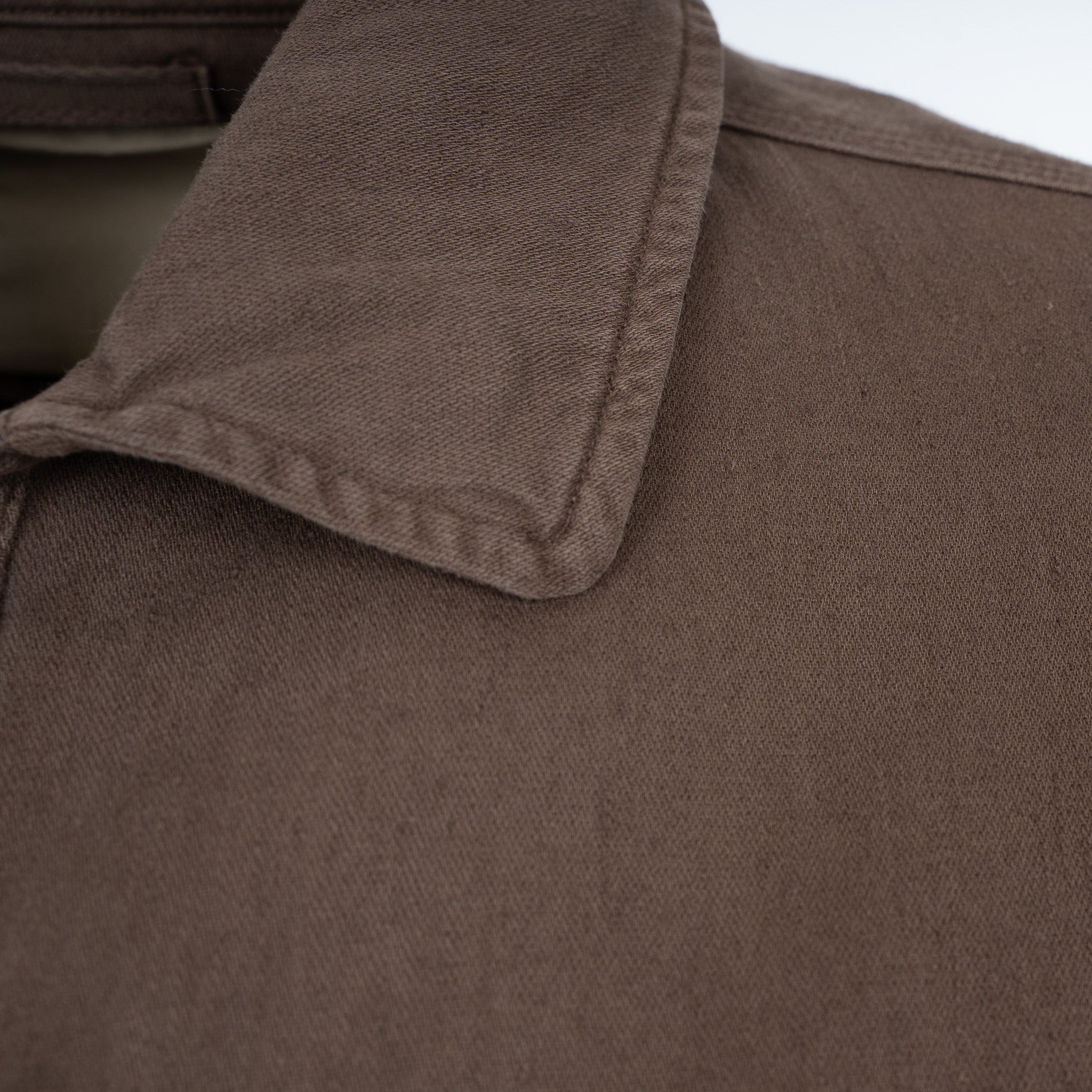 Woolrich Overshirt Bruin  | Linnen Safari