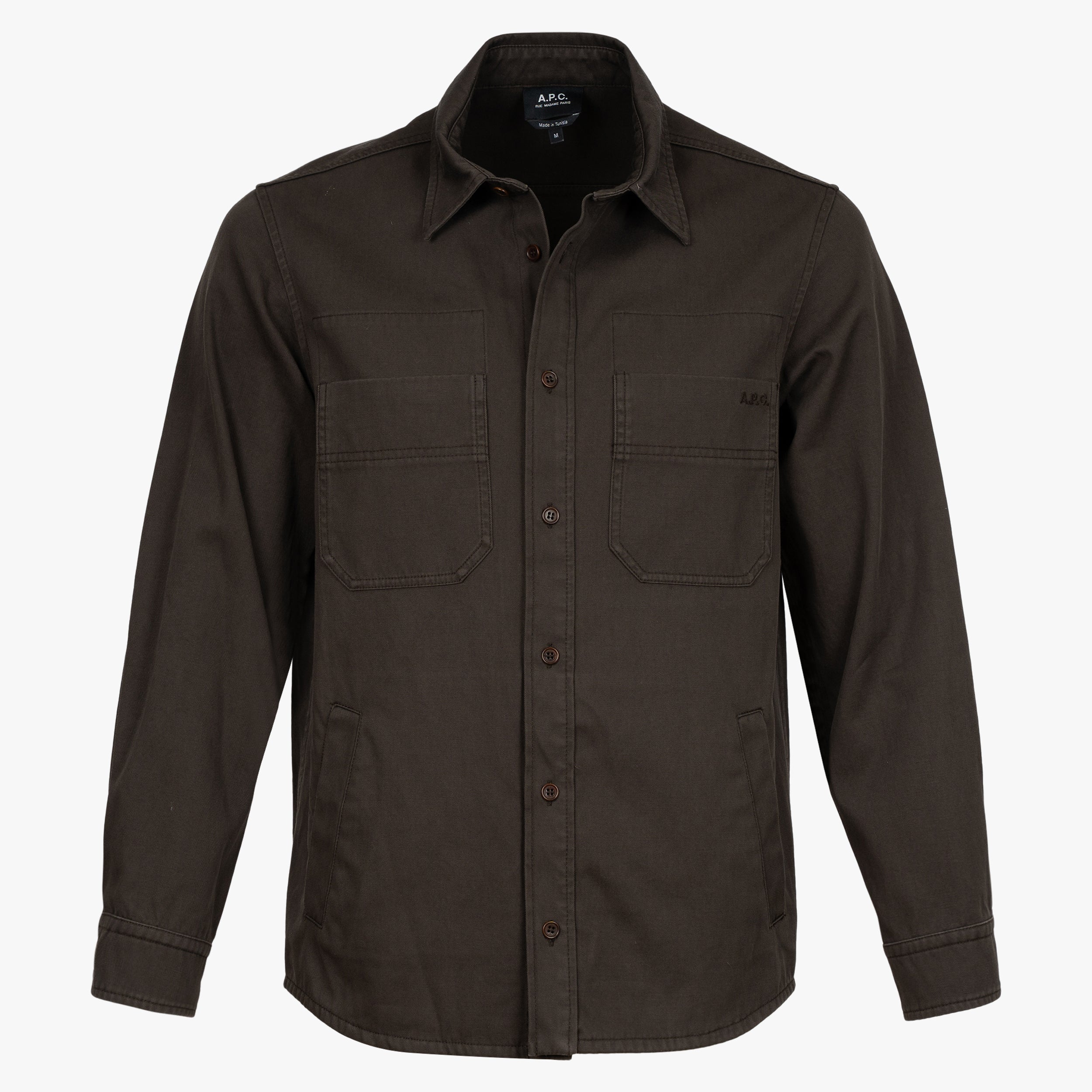 A.P.C. Overshirt Bruin | Japonais Denim