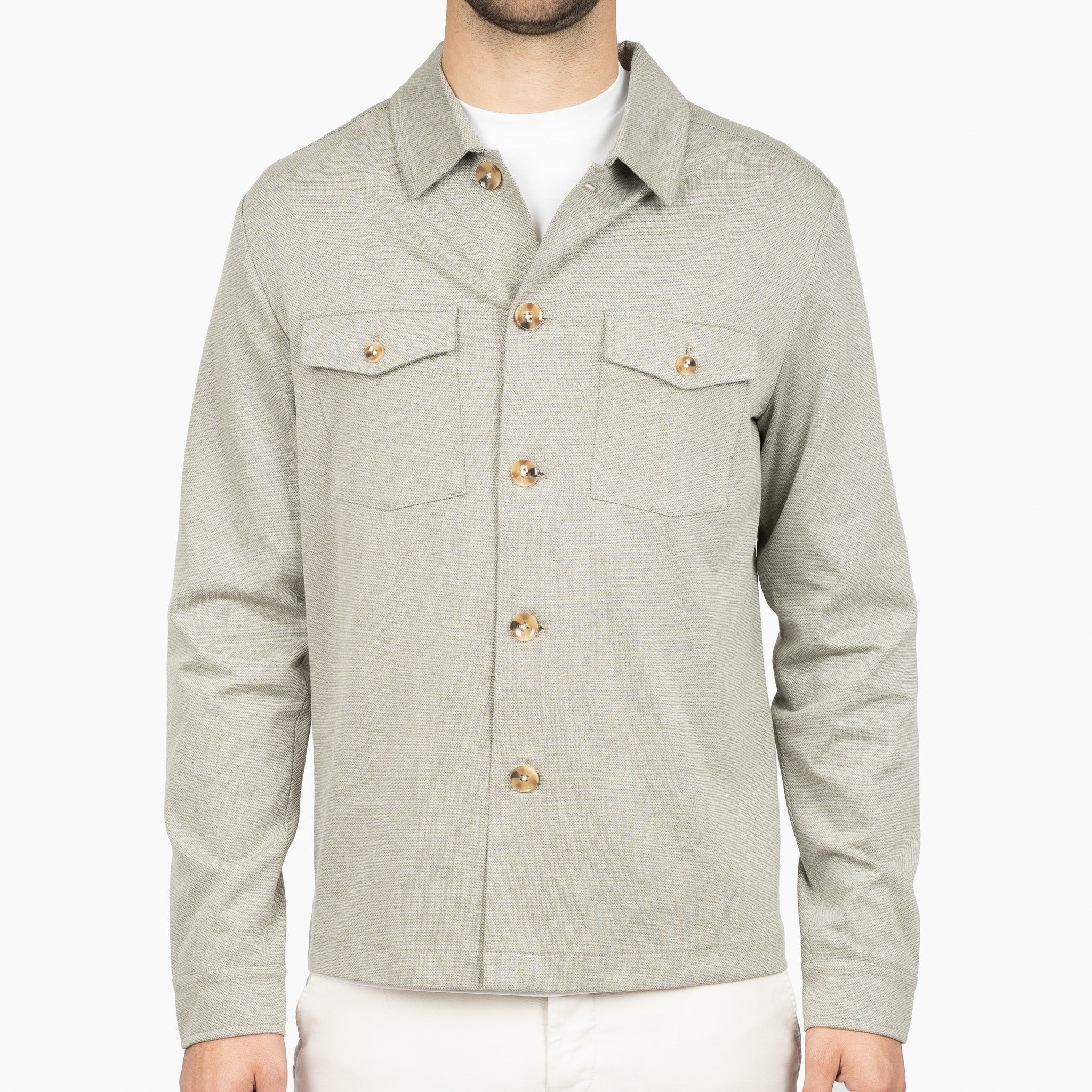 SEVEN DIALS Overshirt Groen | Ardwolf
