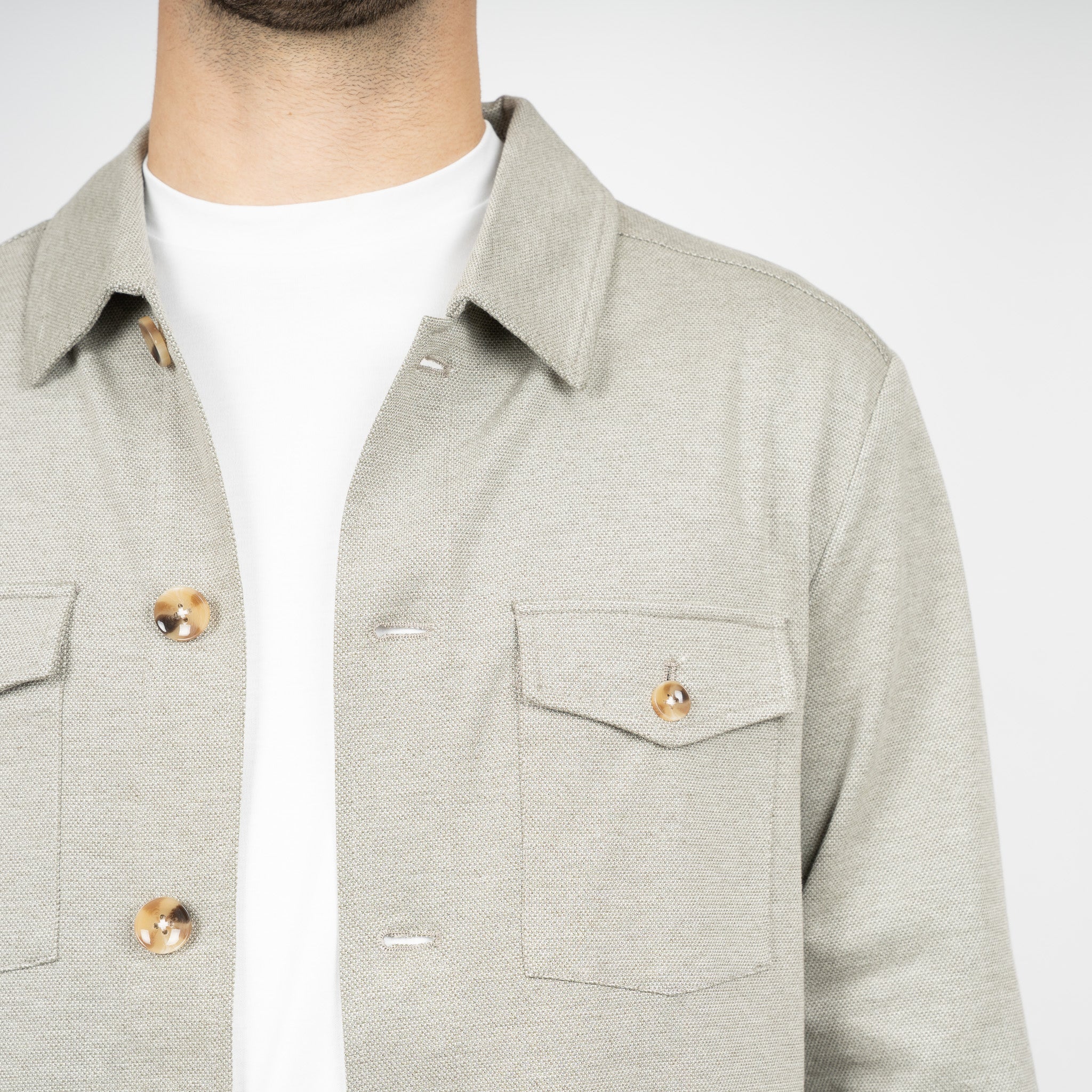 SEVEN DIALS Overshirt Groen | Ardwolf