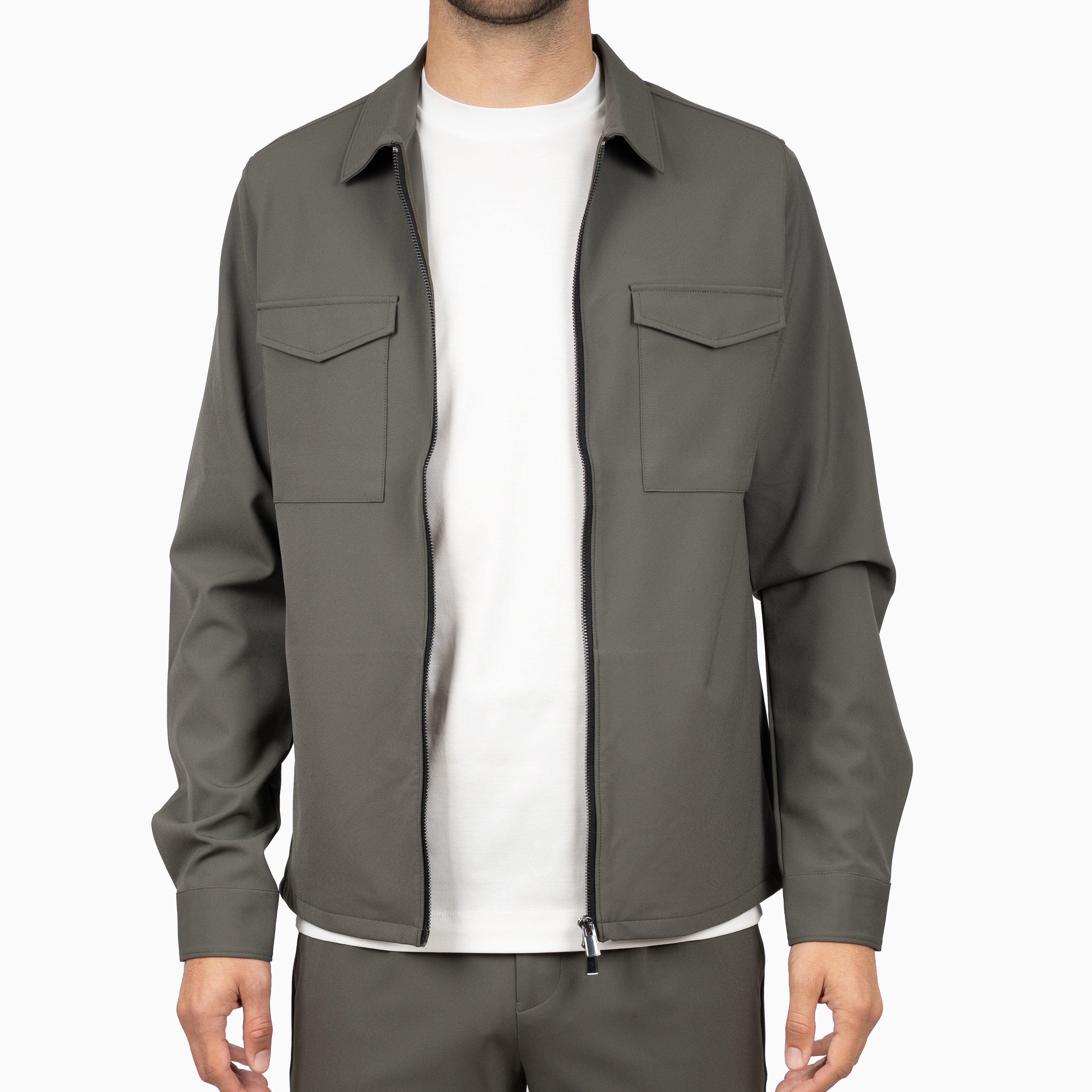 SEVEN DIALS Overshirt Groen | Earlson