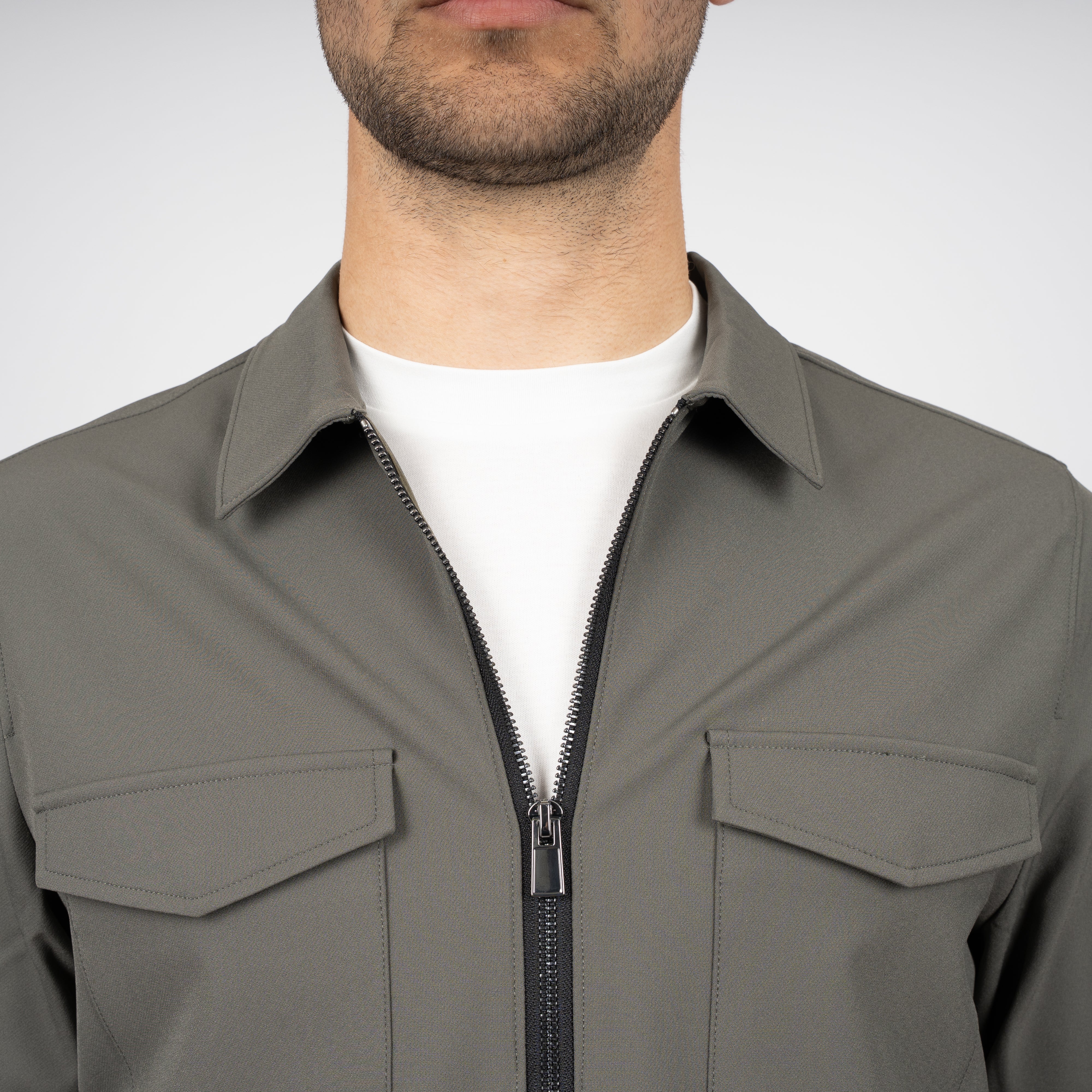 SEVEN DIALS Overshirt Groen | Earlson