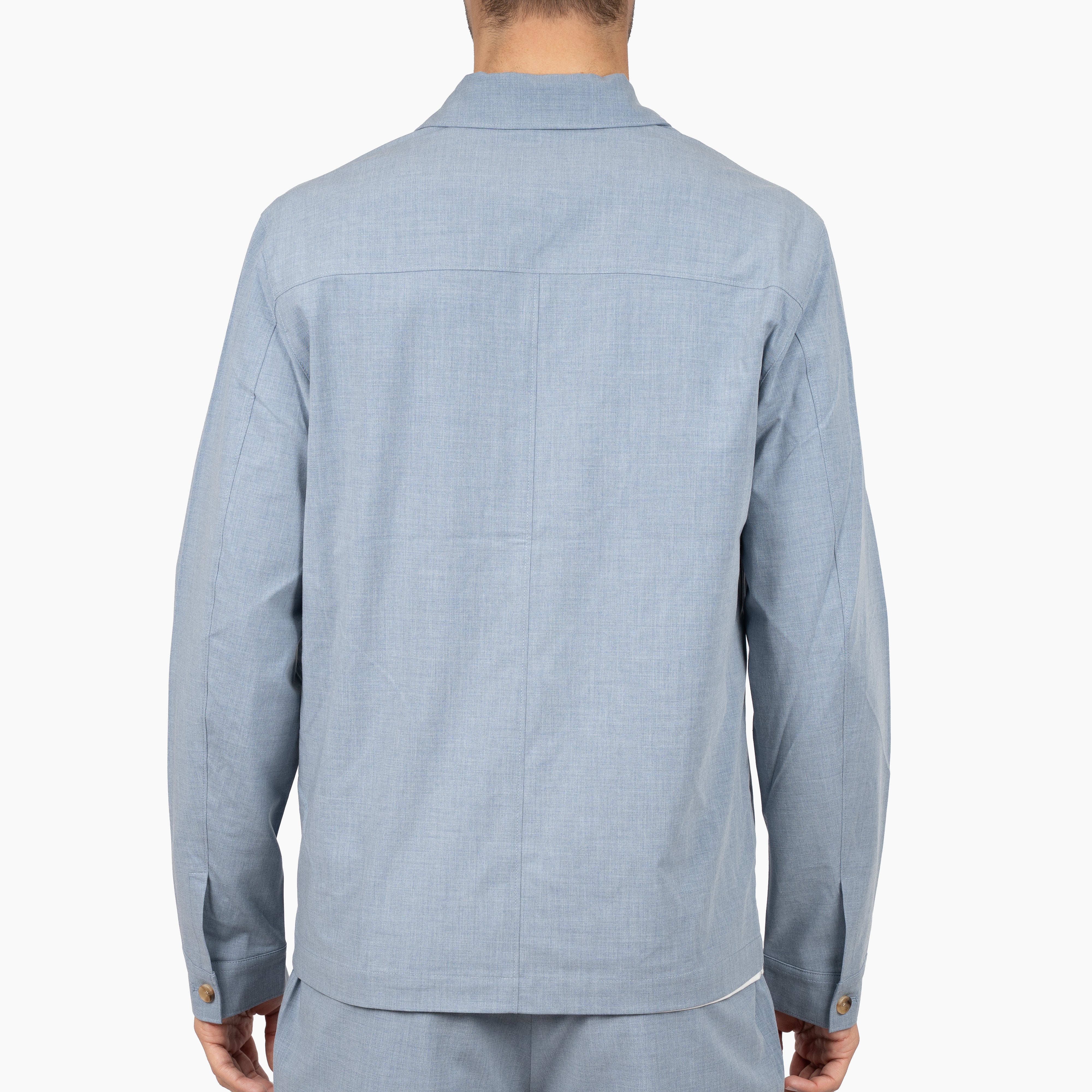 SEVEN DIALS Overshirt Lichtblauw | Ronan