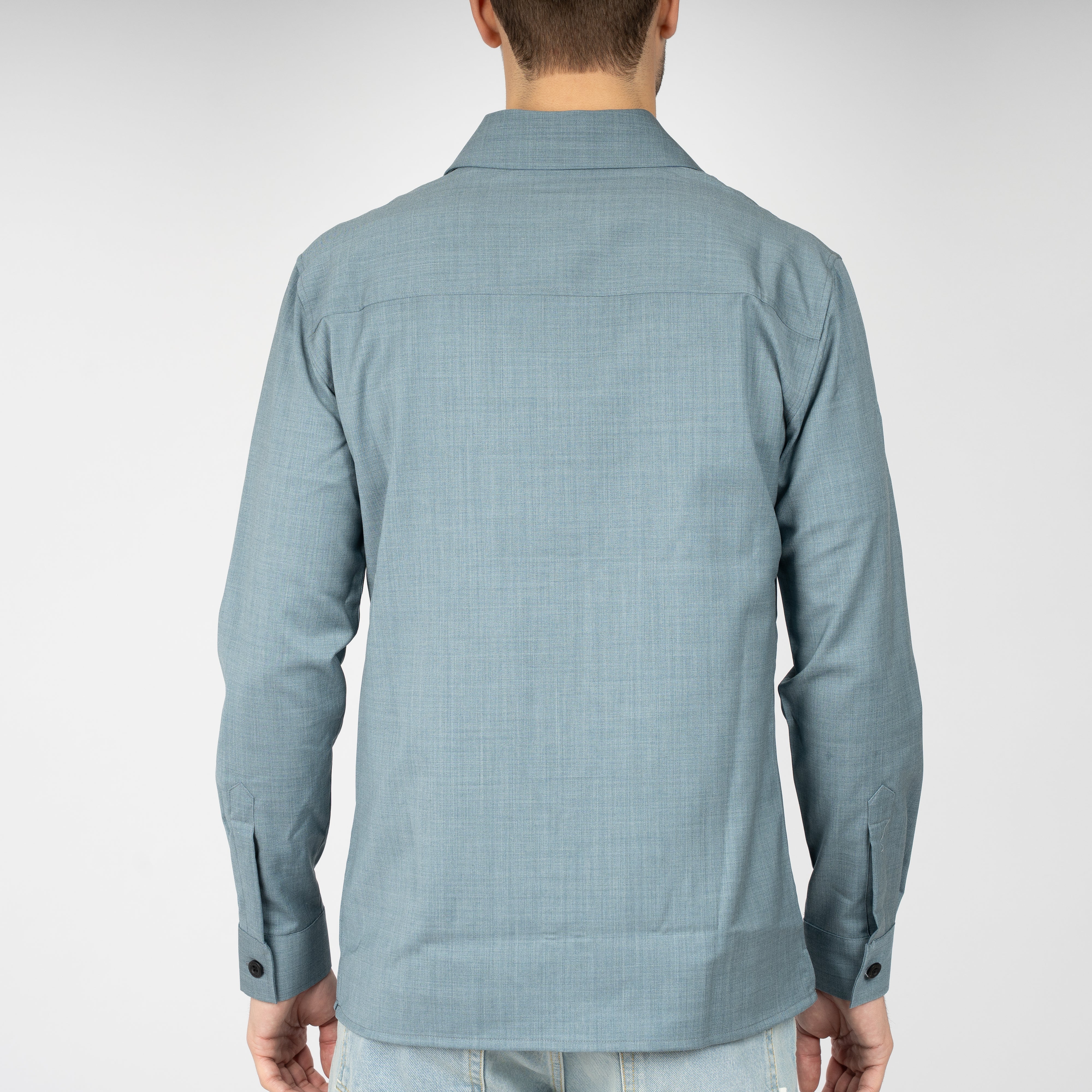 Genti Overshirt Aquablauw | Marzotto B-Dynamic
