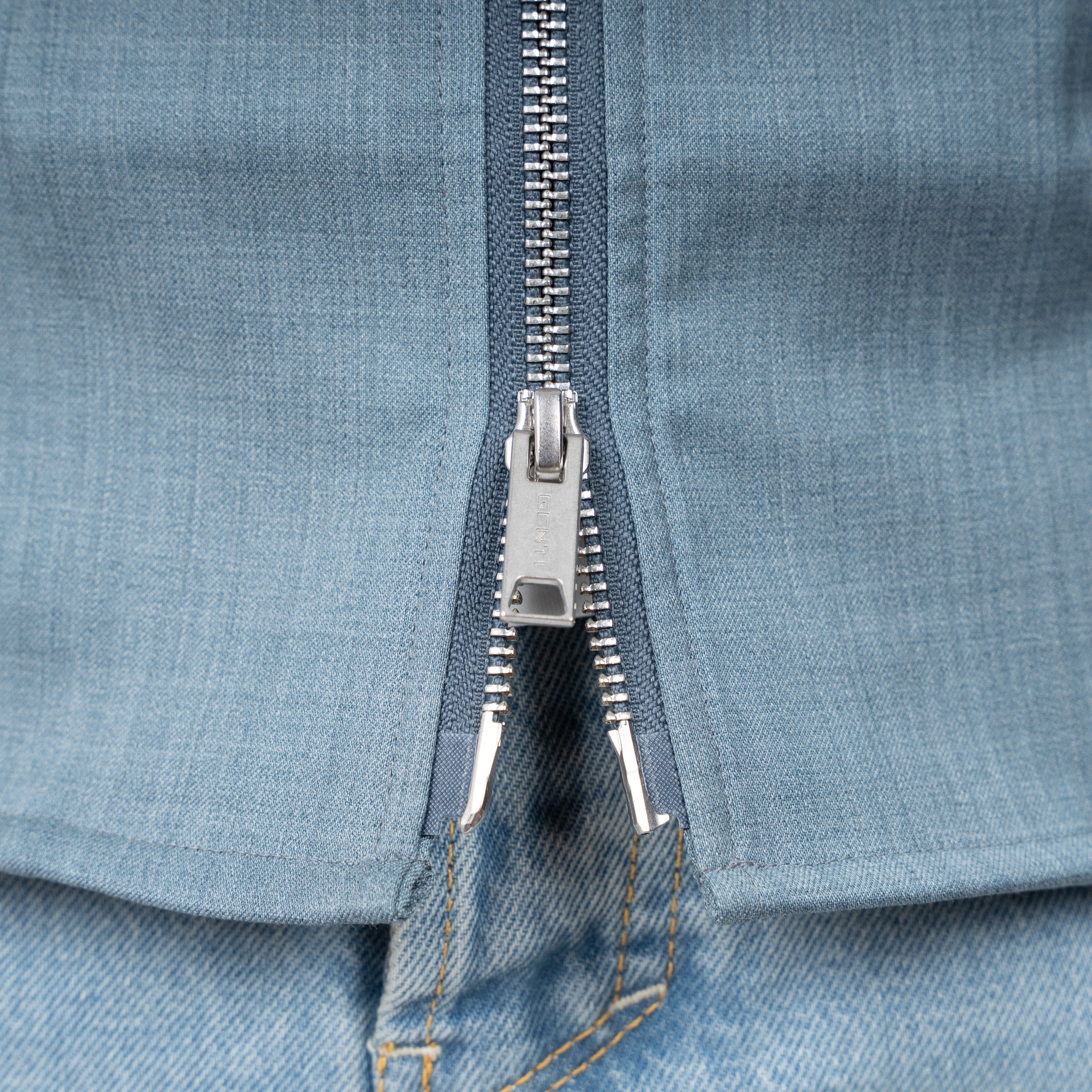 Genti Overshirt Aquablauw | Marzotto B-Dynamic