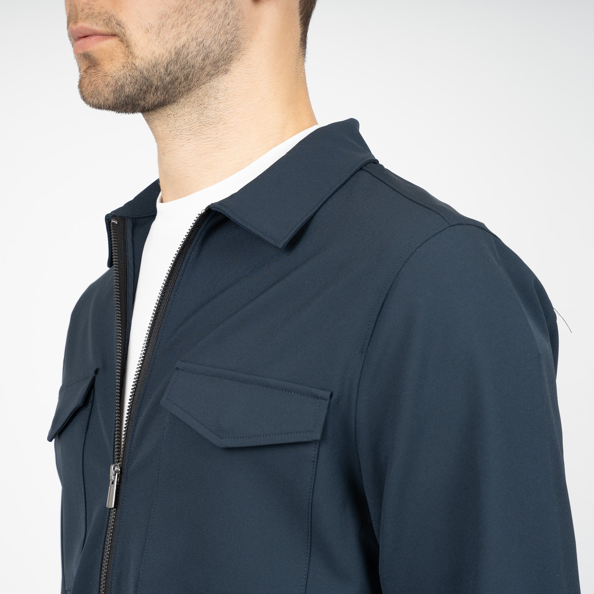 SEVEN DIALS Overshirt Blauw | Earlson