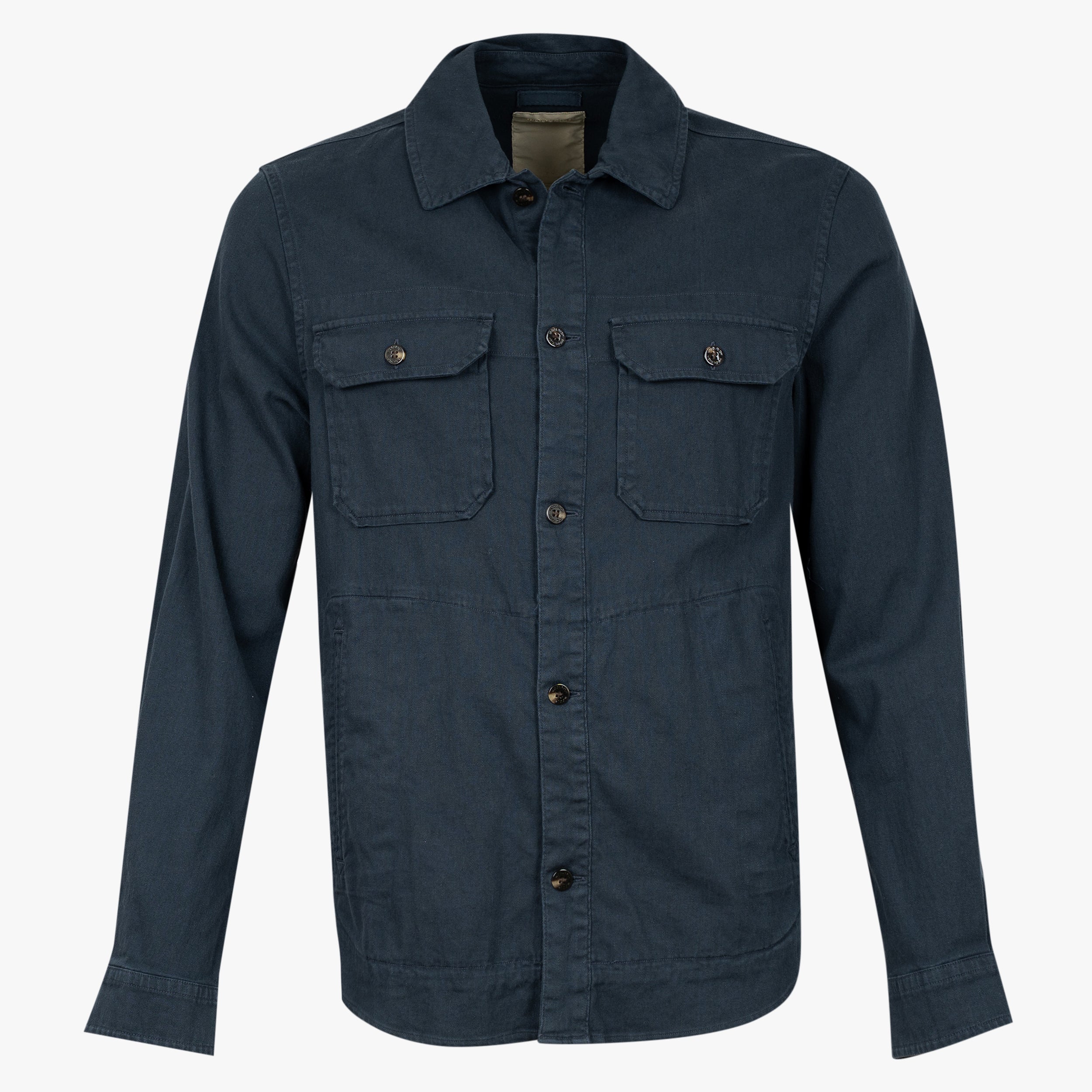 Woolrich Overshirt Blauw | Linnen Safari