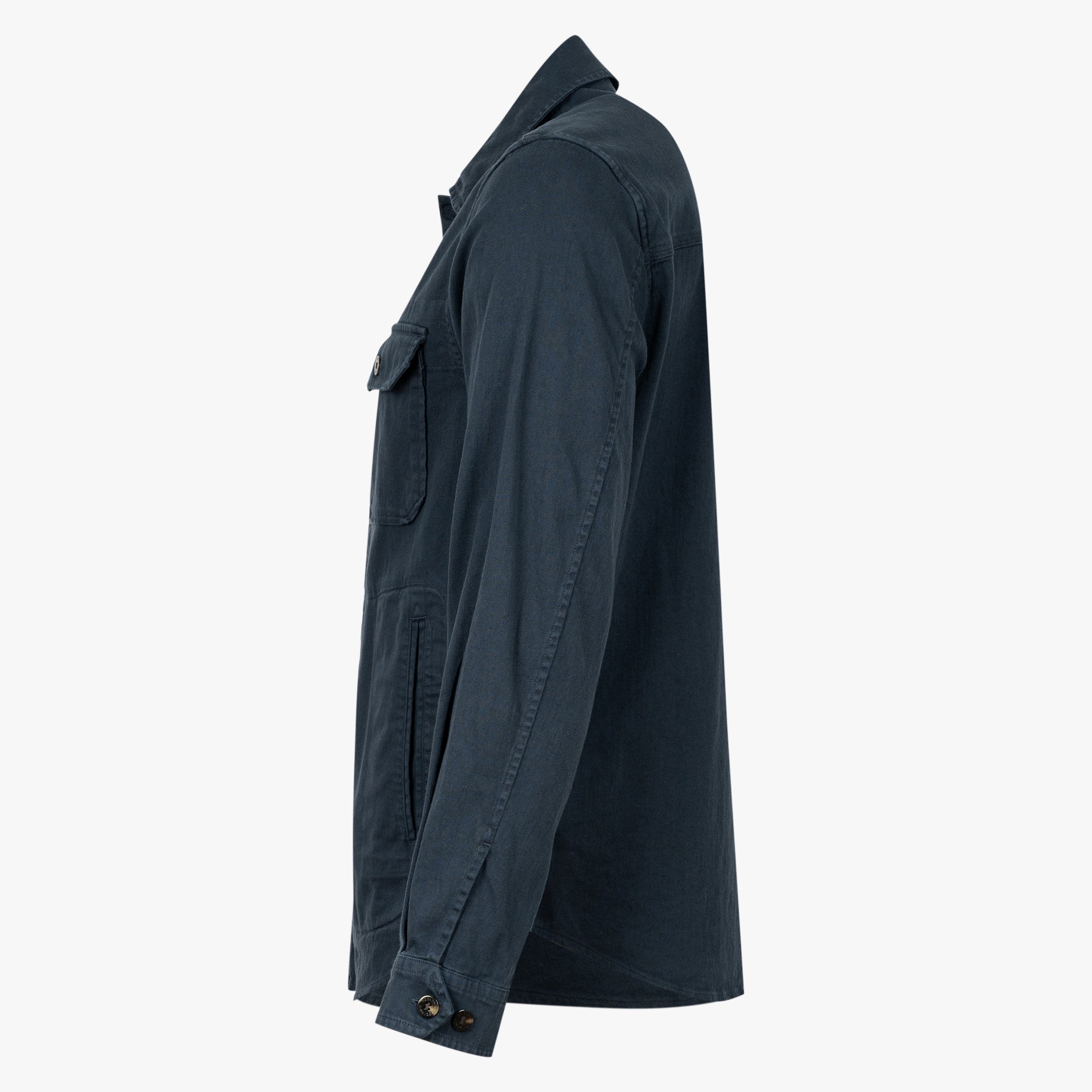 Woolrich Overshirt Blauw | Linnen Safari