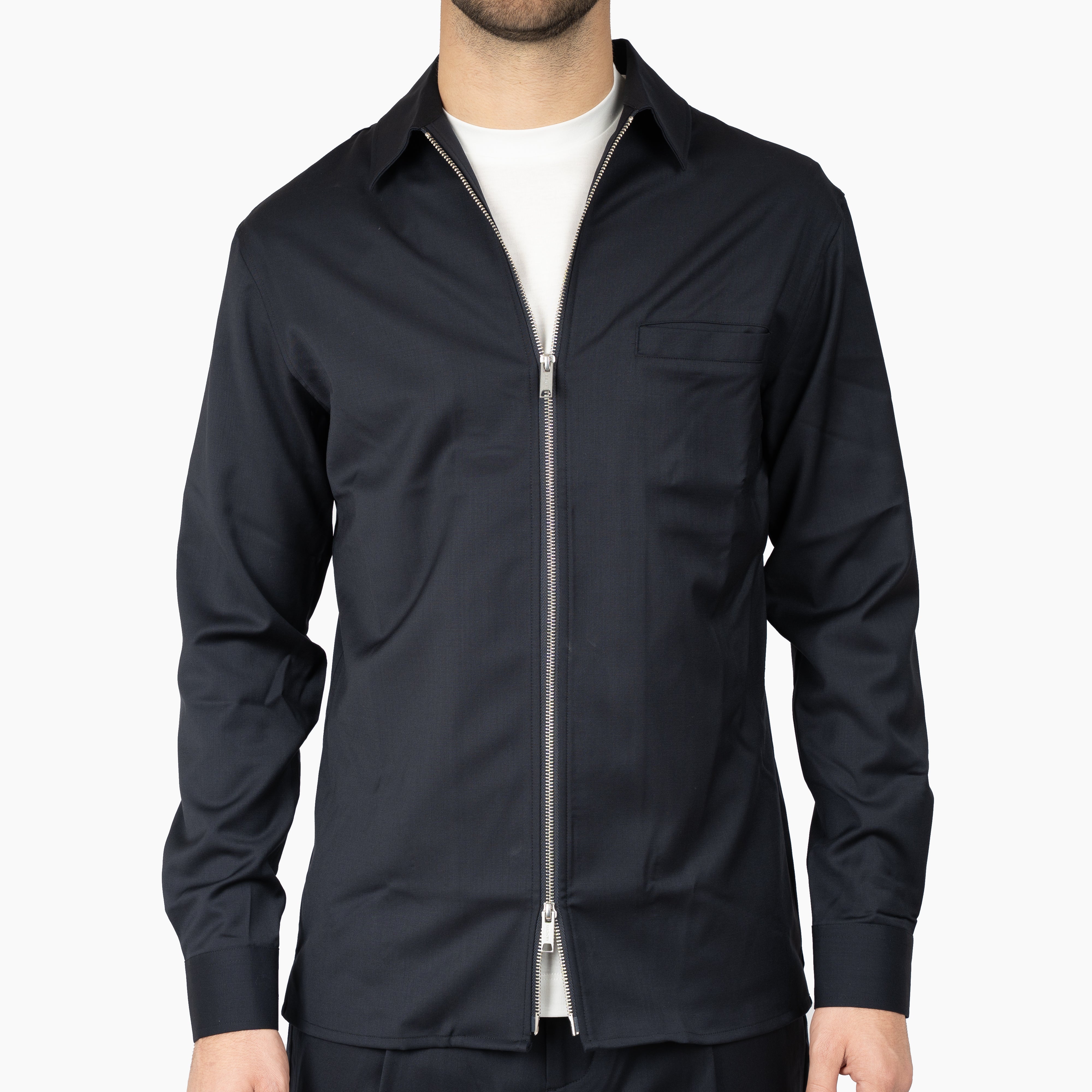 Genti Overshirt Blauw | Marzotto B-Dynamic