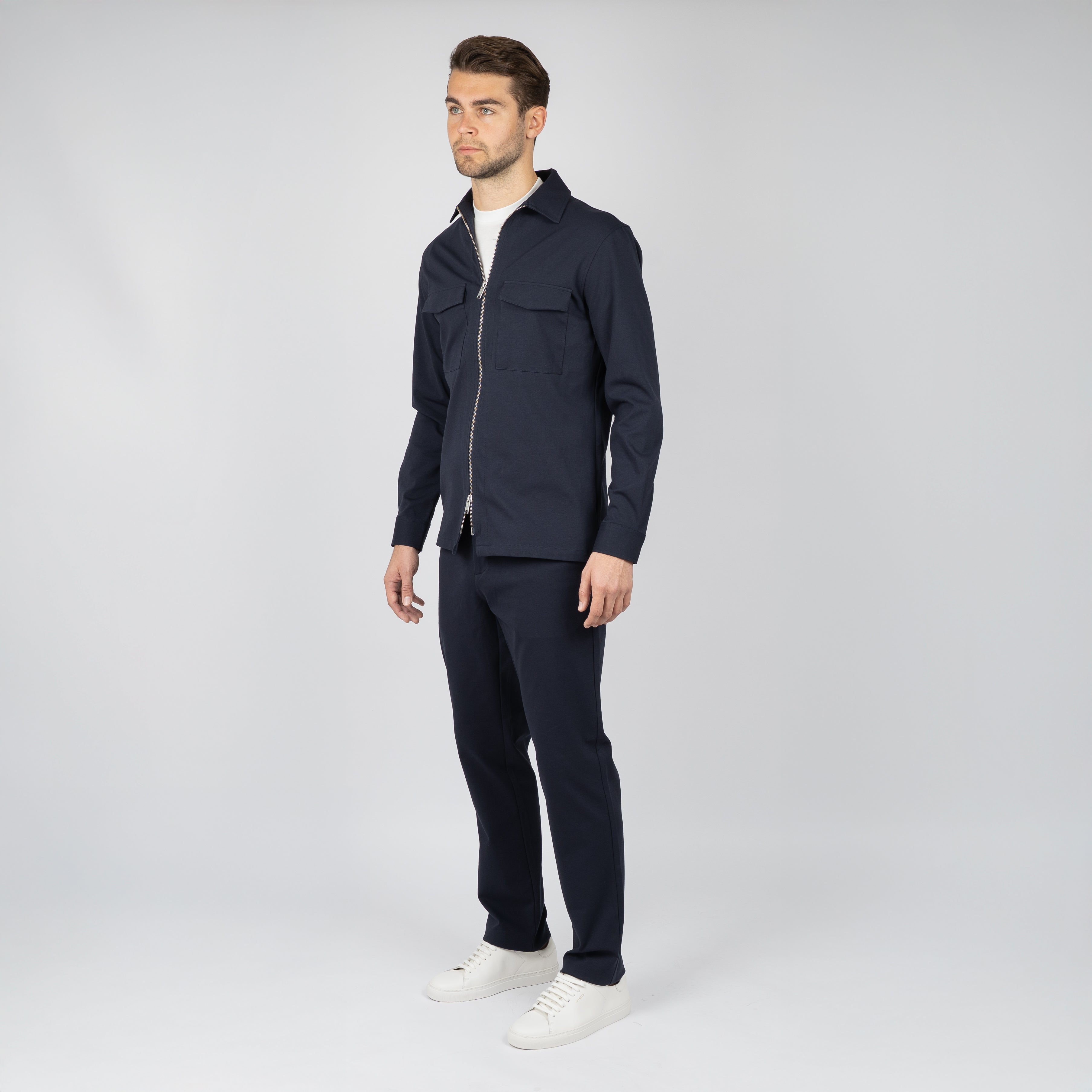 Genti Overshirt Donkerblauw | Dynamic
