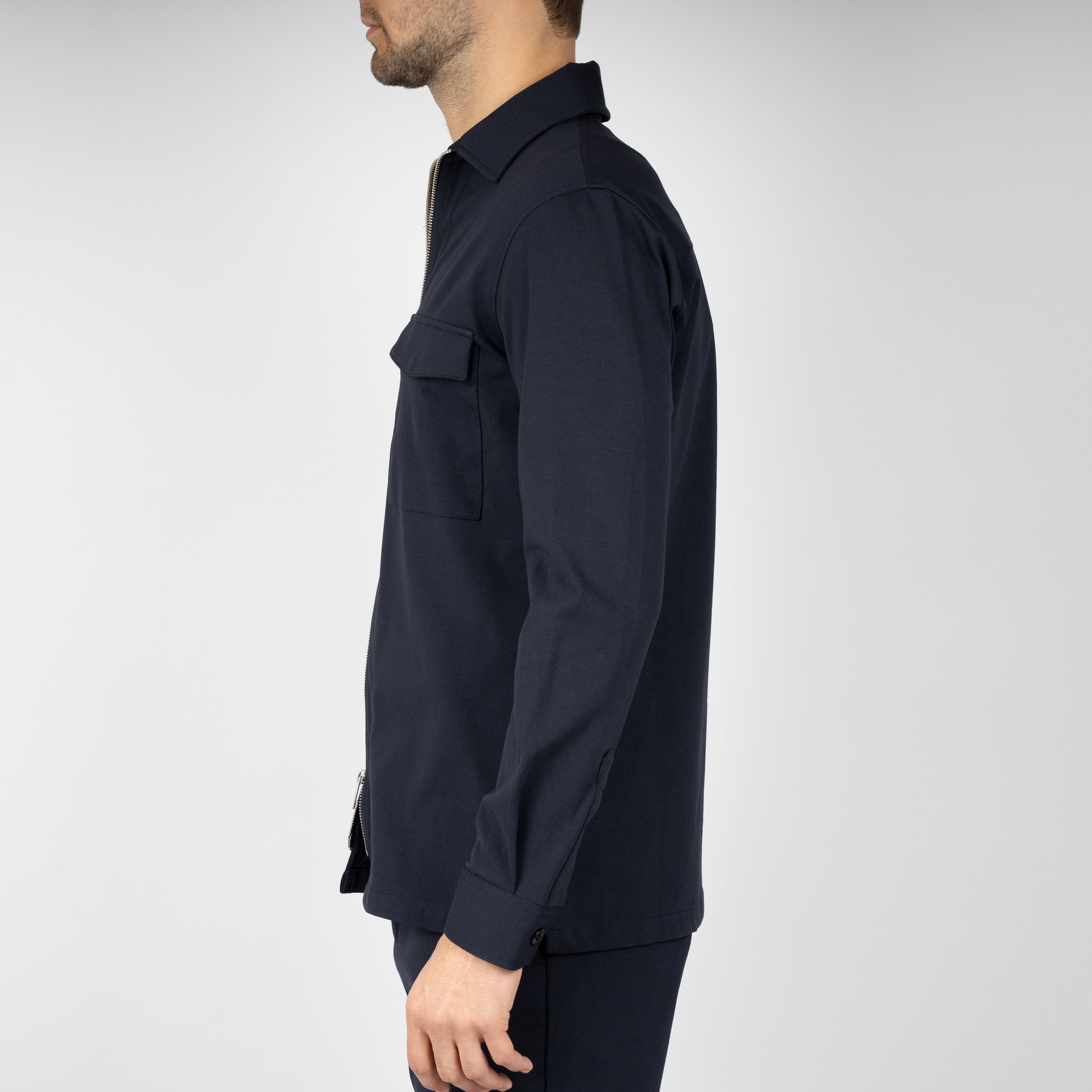 Genti Overshirt Donkerblauw | Dynamic