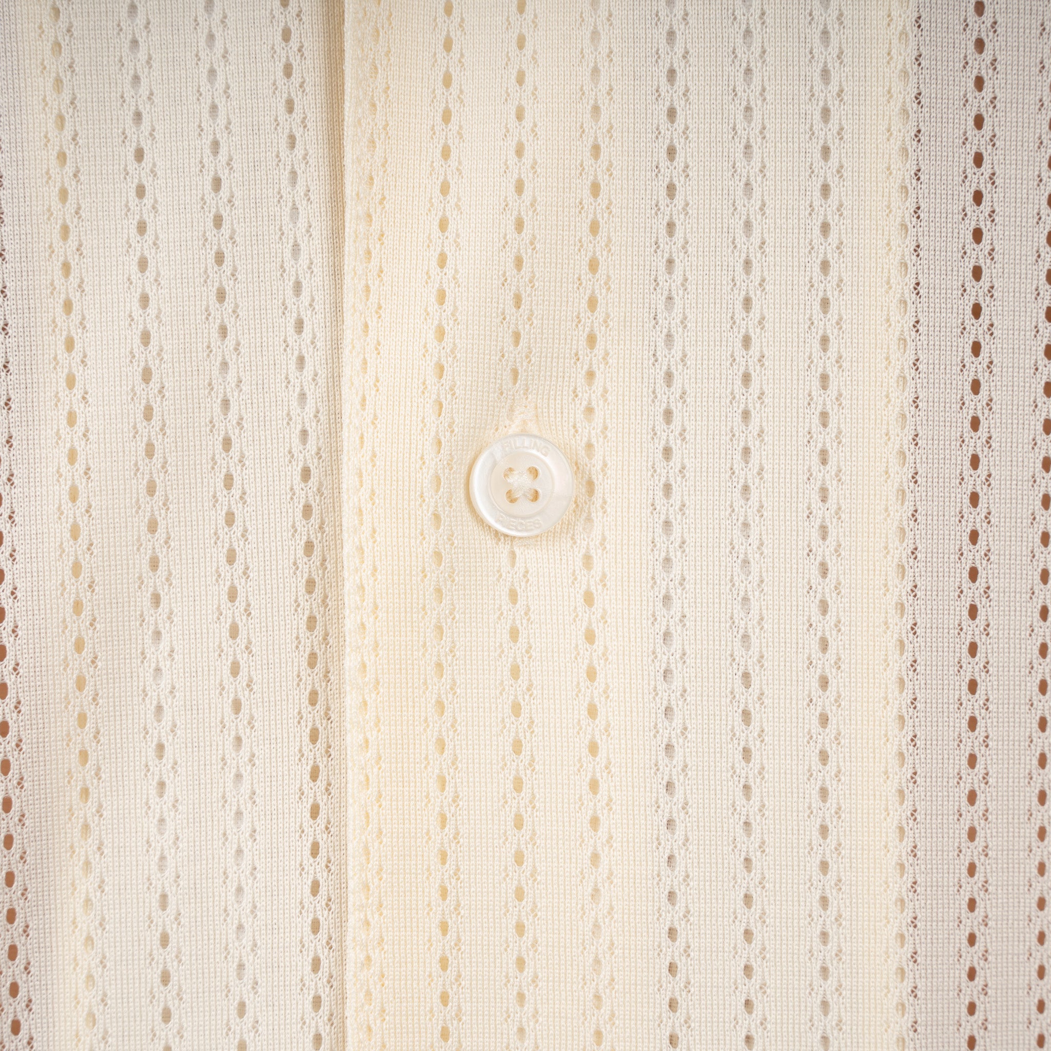 Filling Pieces Overhemd Korte Mouw Crème | Resort Shirt