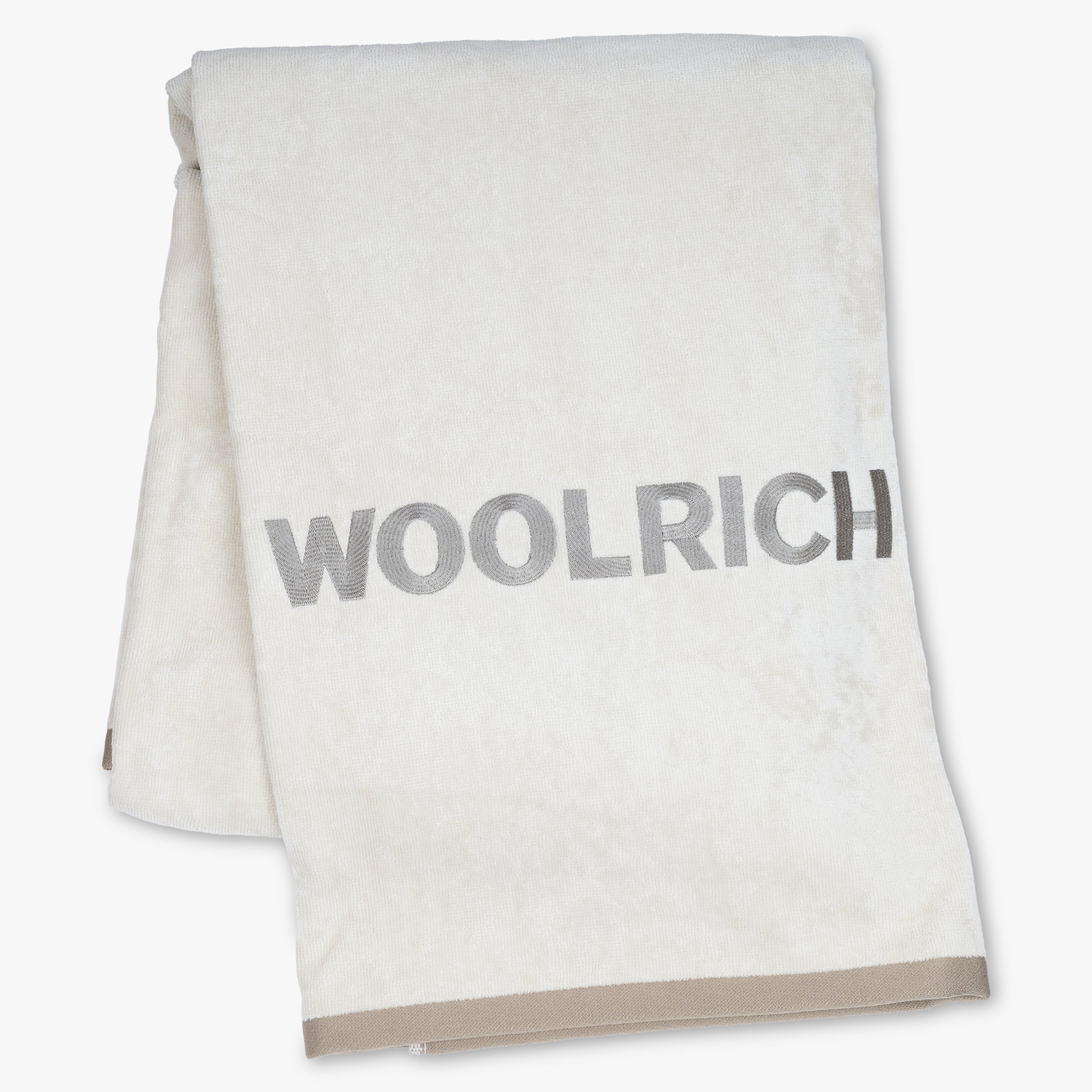 Woolrich Handdoek Off-White | Beach Towel