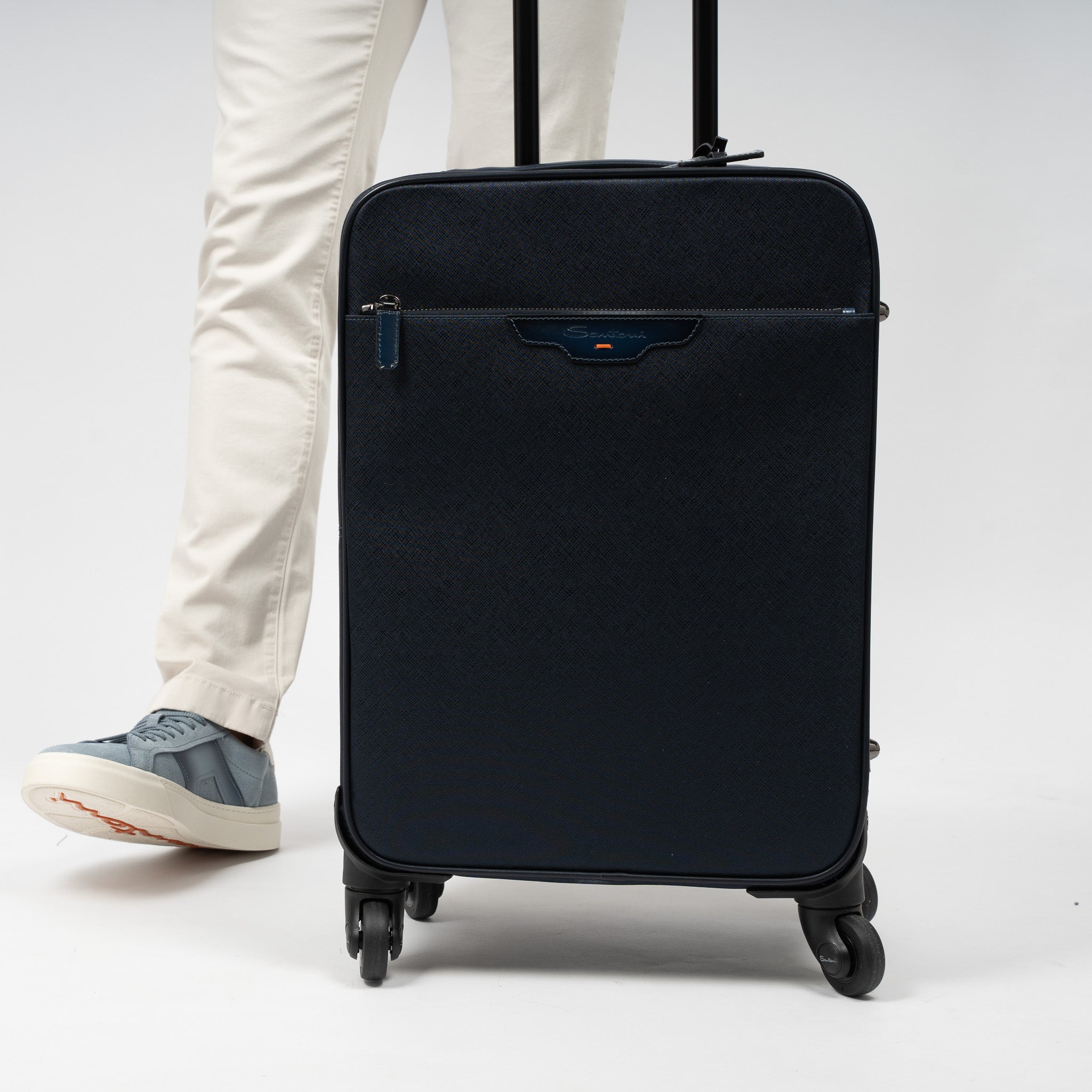 Santoni Rolkoffer Blauw | Travel
