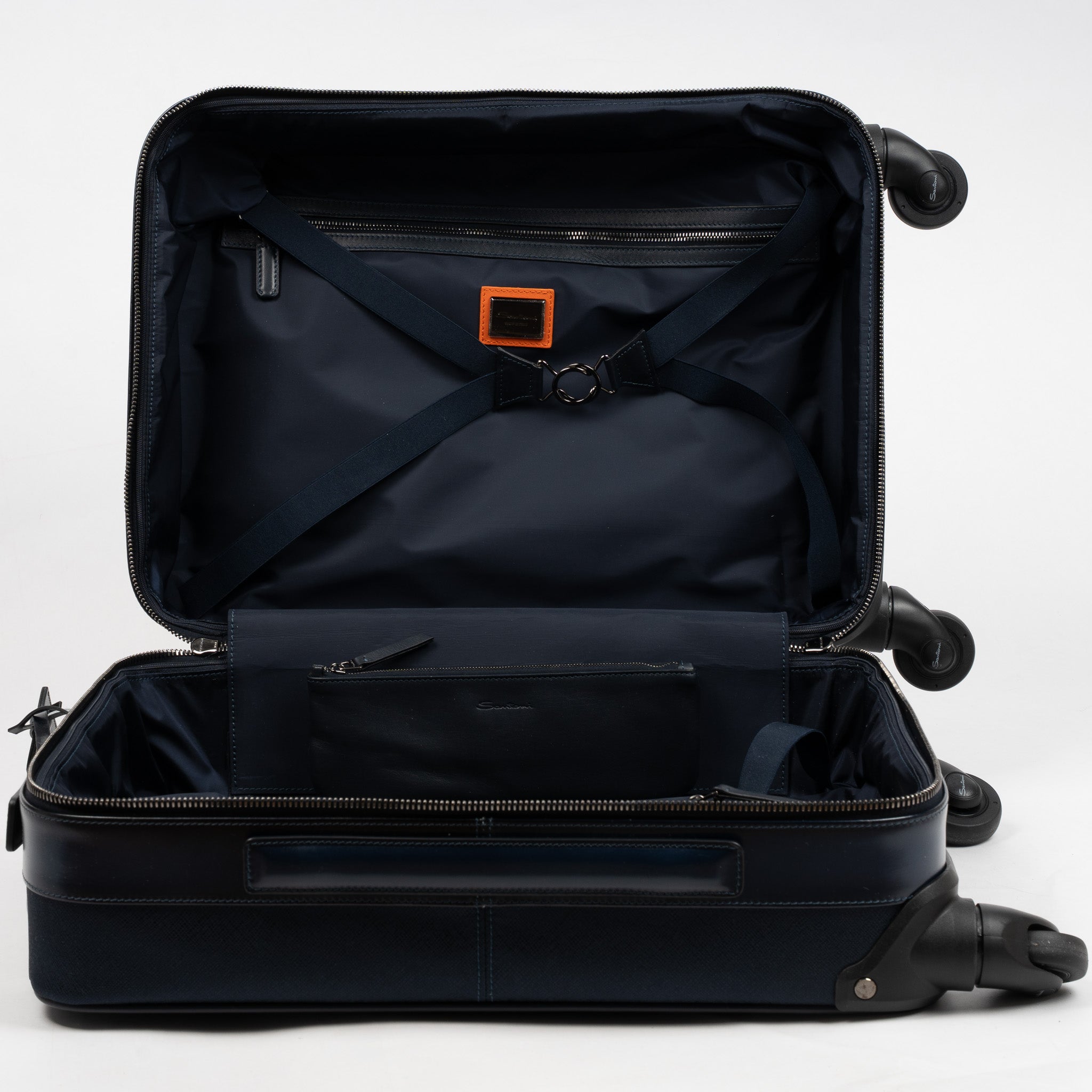 Santoni Rolkoffer Blauw | Travel