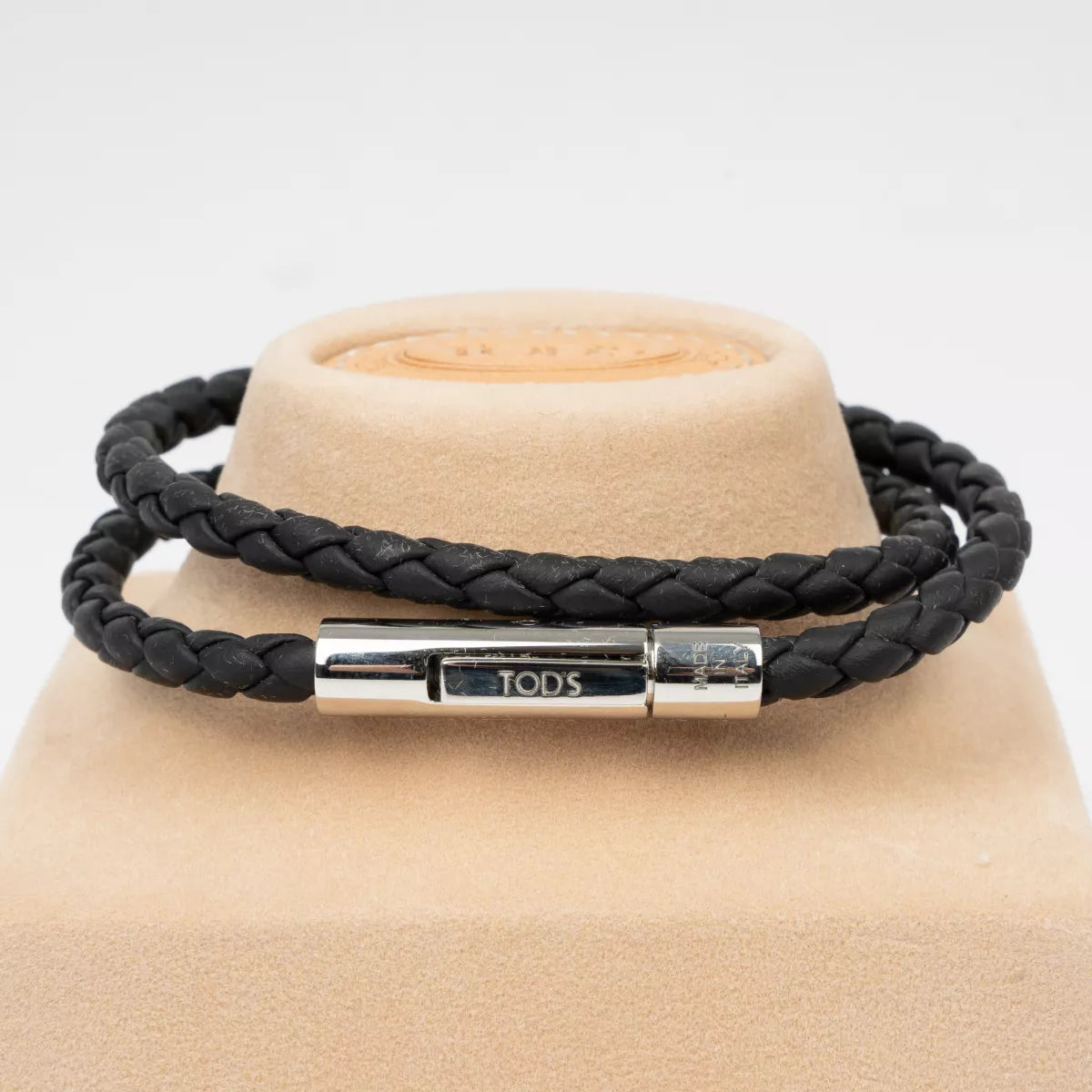 TOD'S Leren Armband zwart