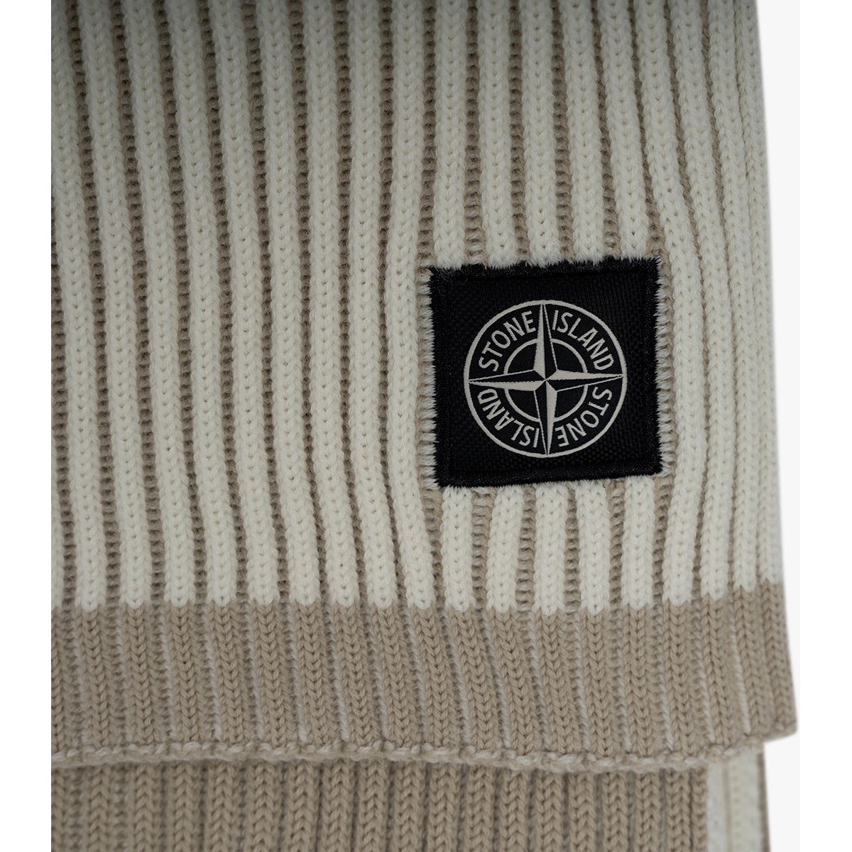 Stone Island Sjaal Wit | VANISÉ FULL RIB RWS WOOL