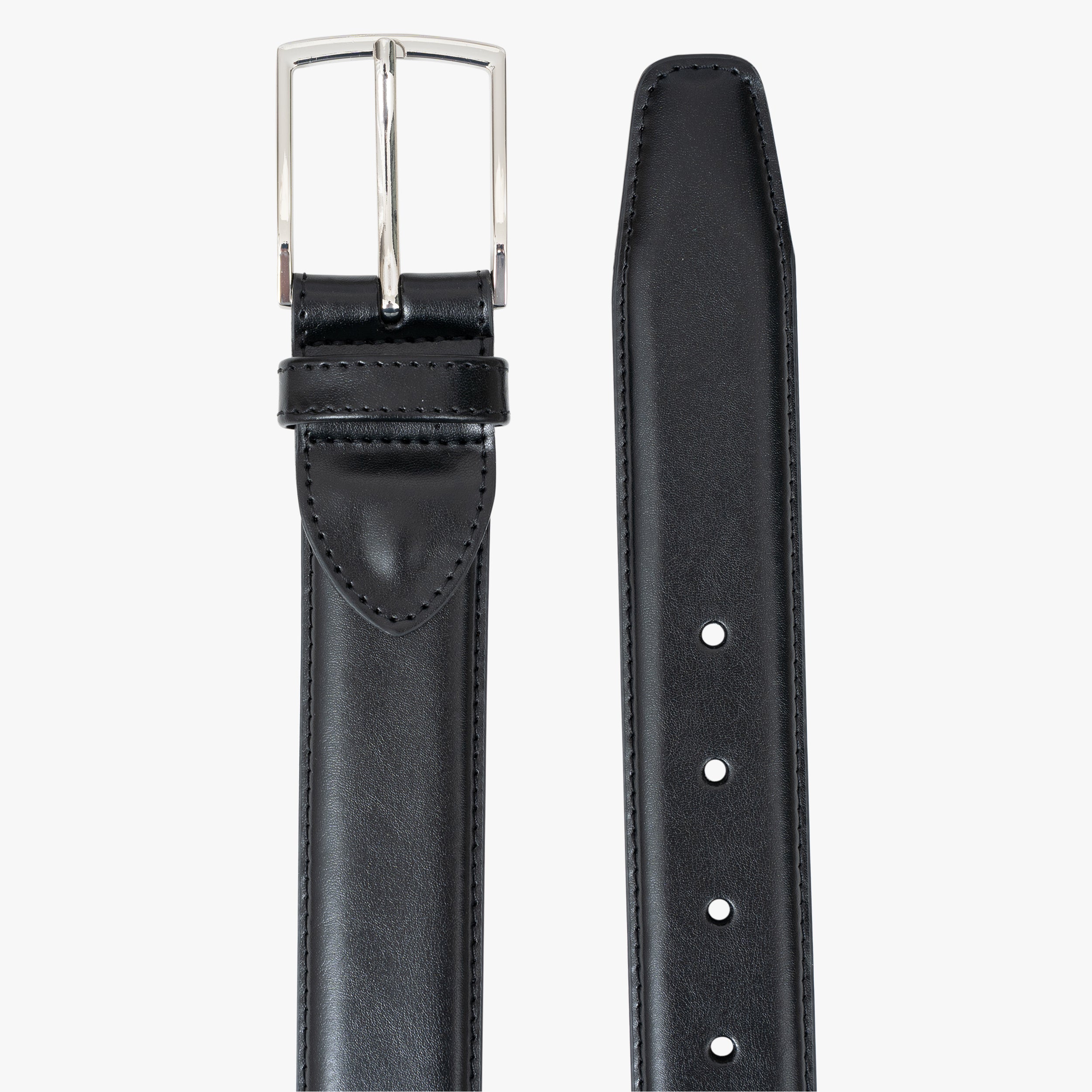 Job Belts Leren Riem Zwart