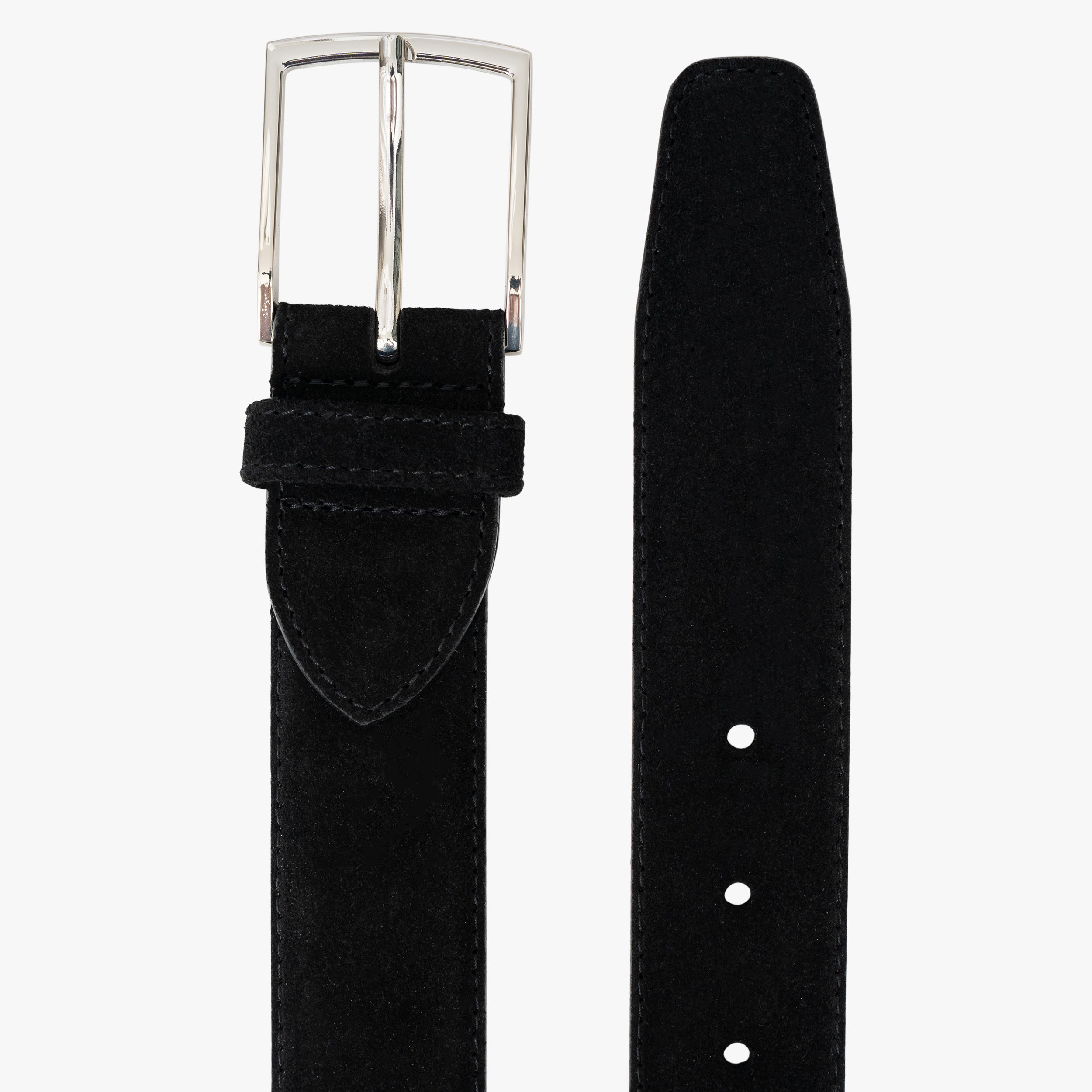 Job Belts Leren Riem Zwart | Suède