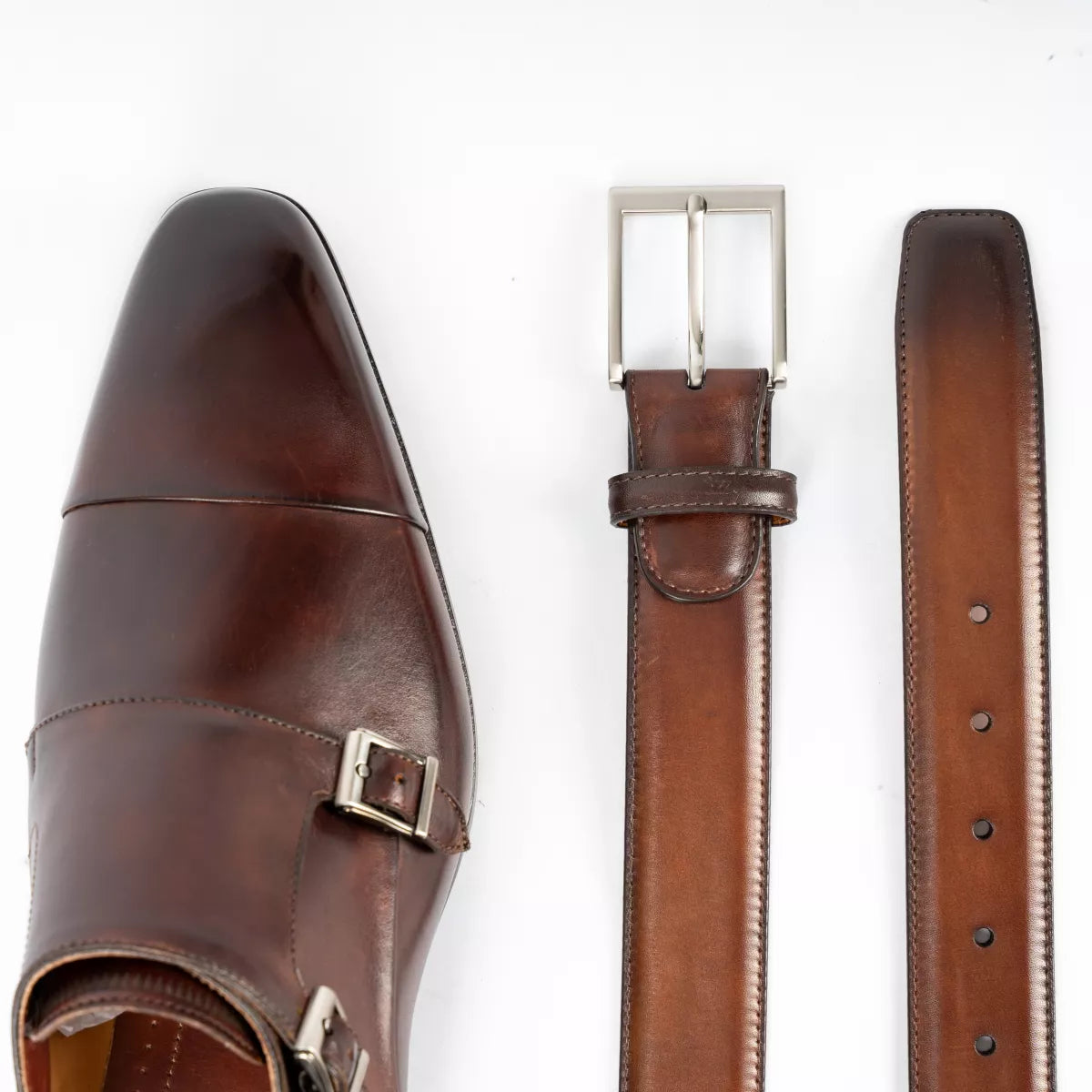 Magnanni Riem Leer Donkerbruin | 1078 Leeds Caobo