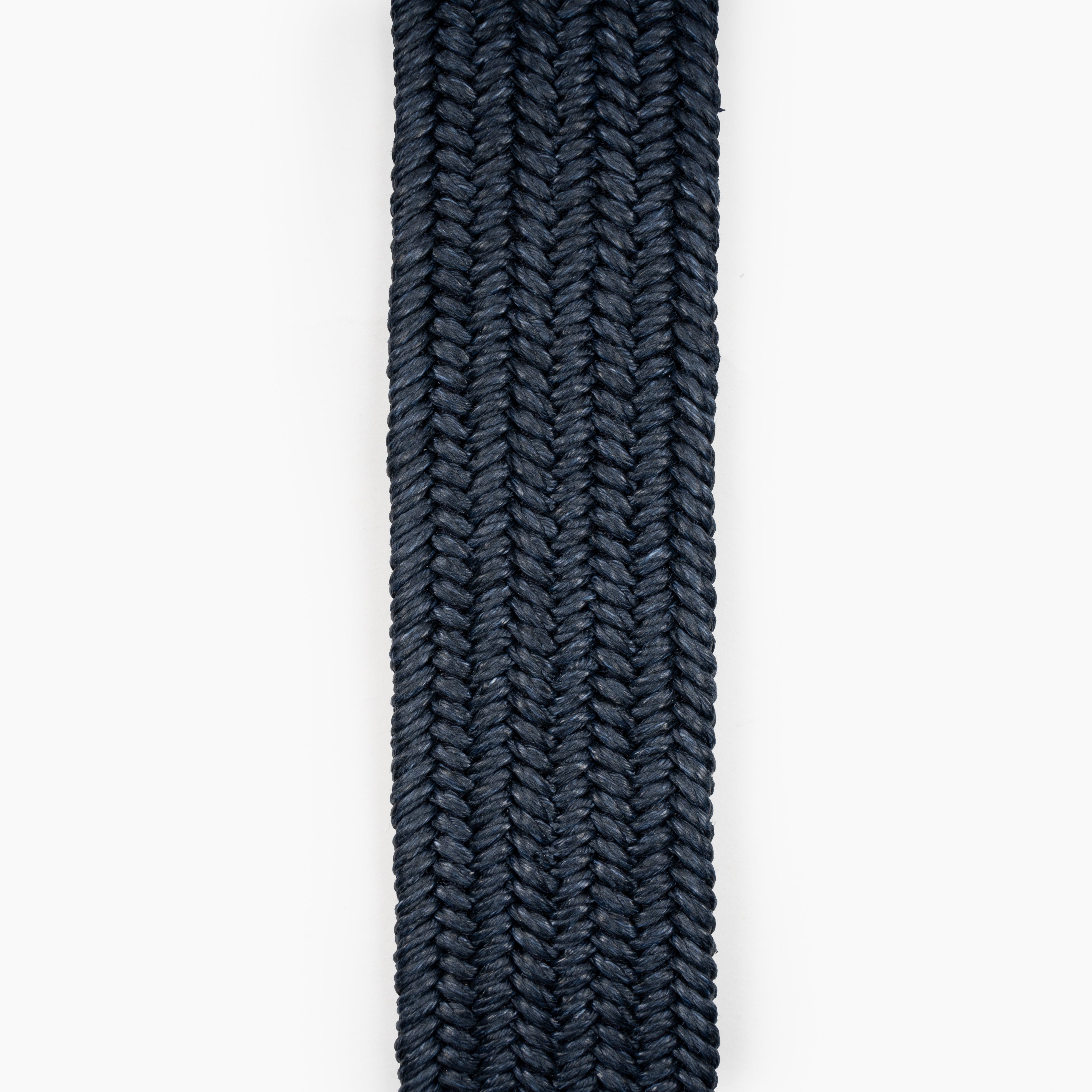 Athison Gevlochten Riem Blauw | Linnen Stretch