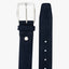 Job Belts Leren Riem Donkerblauw | Suede