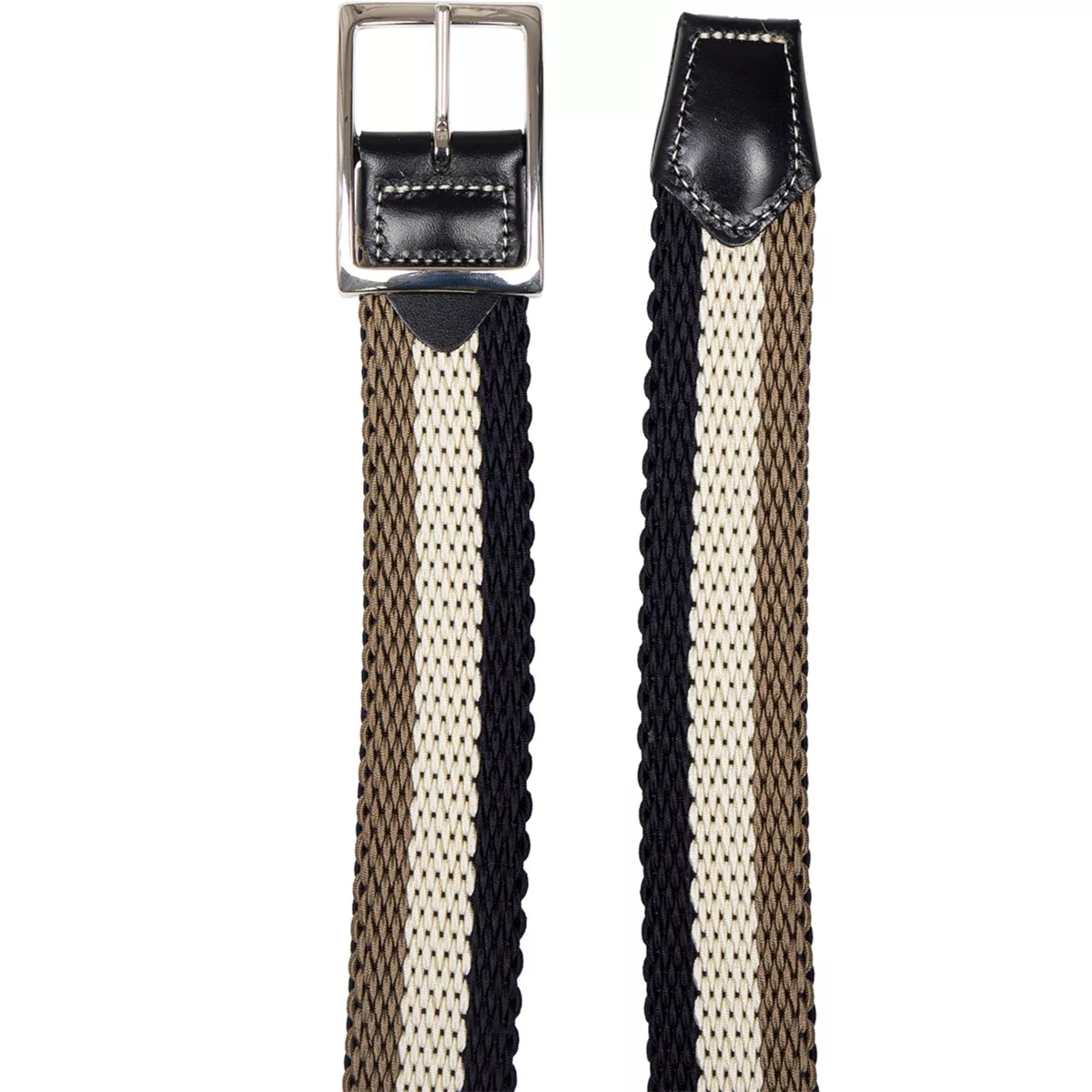 Athison Riem | Melange Fabric Stretch Belt