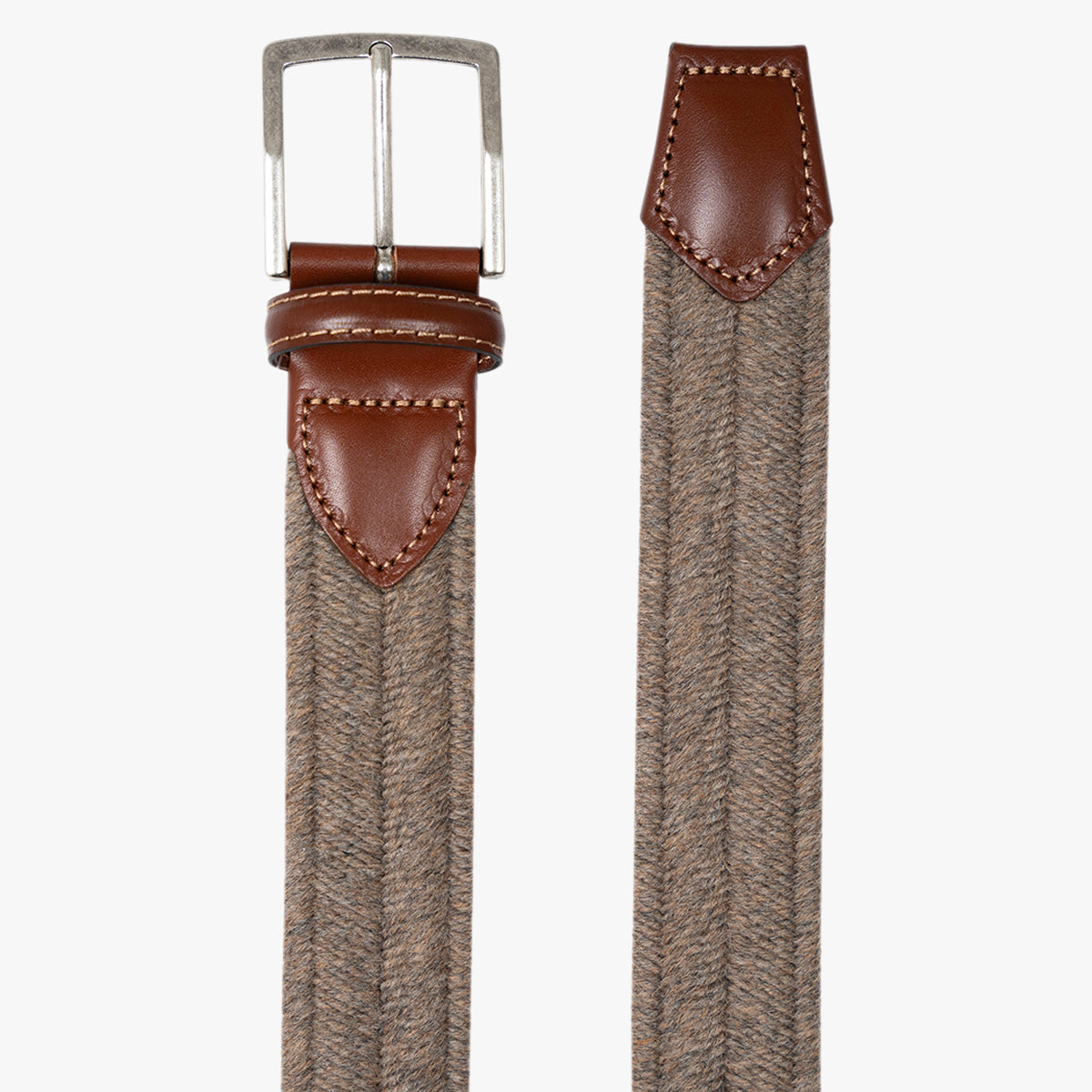 Athison riem taupe
