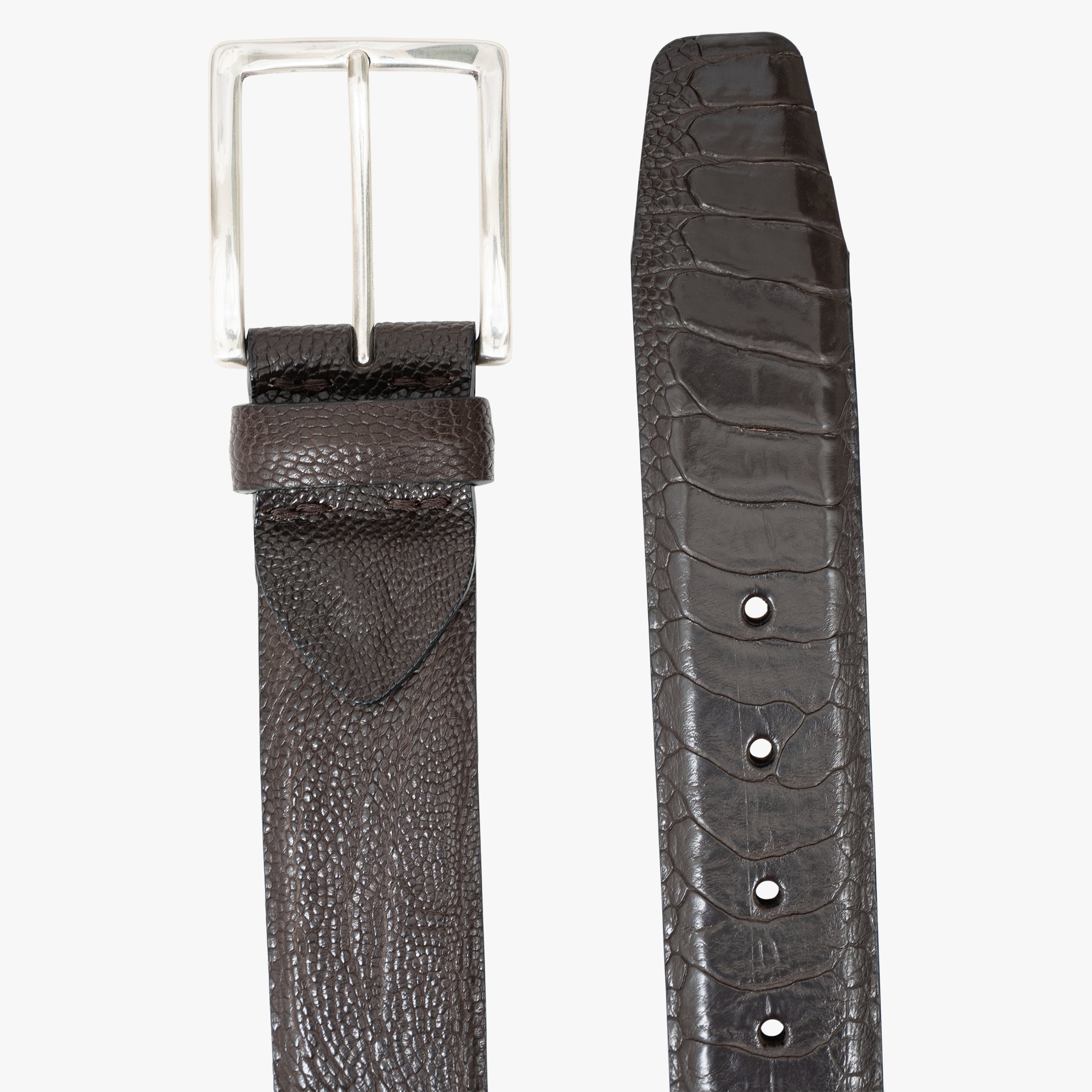 Job Belts Leren Riem Bruin | Ostrich