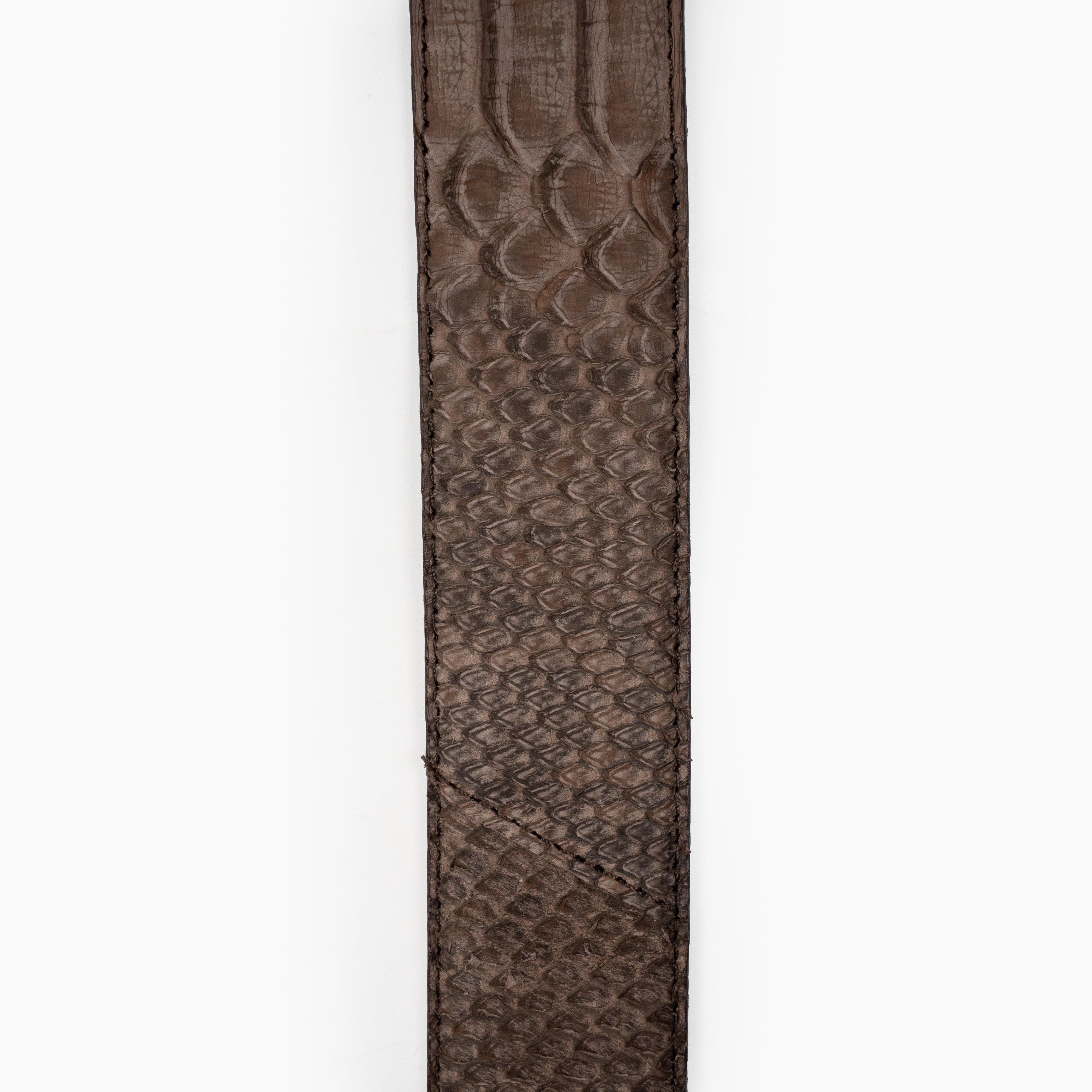 JOB86 Slangenleer Riem Donkerbruin | Python