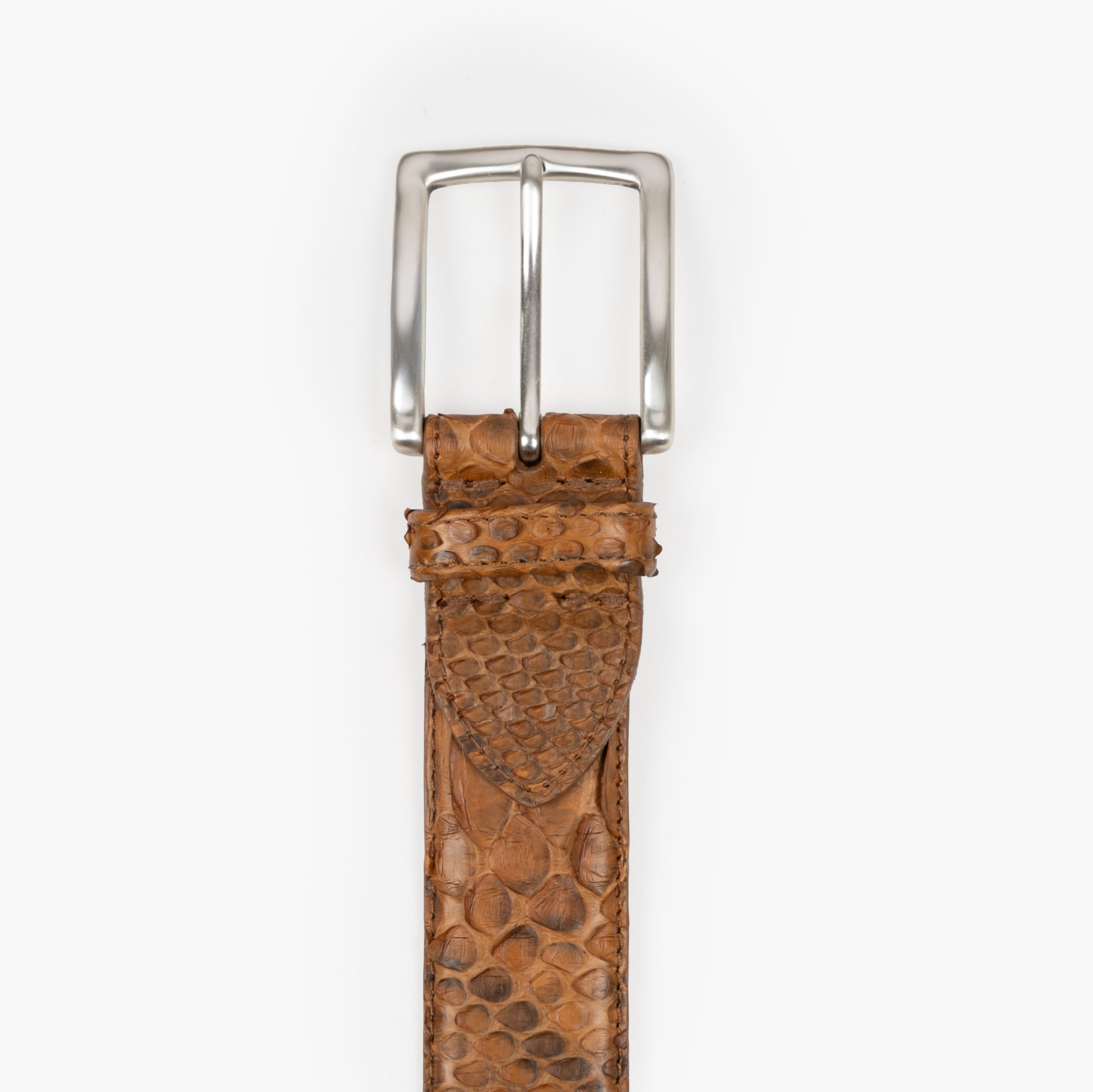 JOB86 Slangenleer Riem Cognac | Python