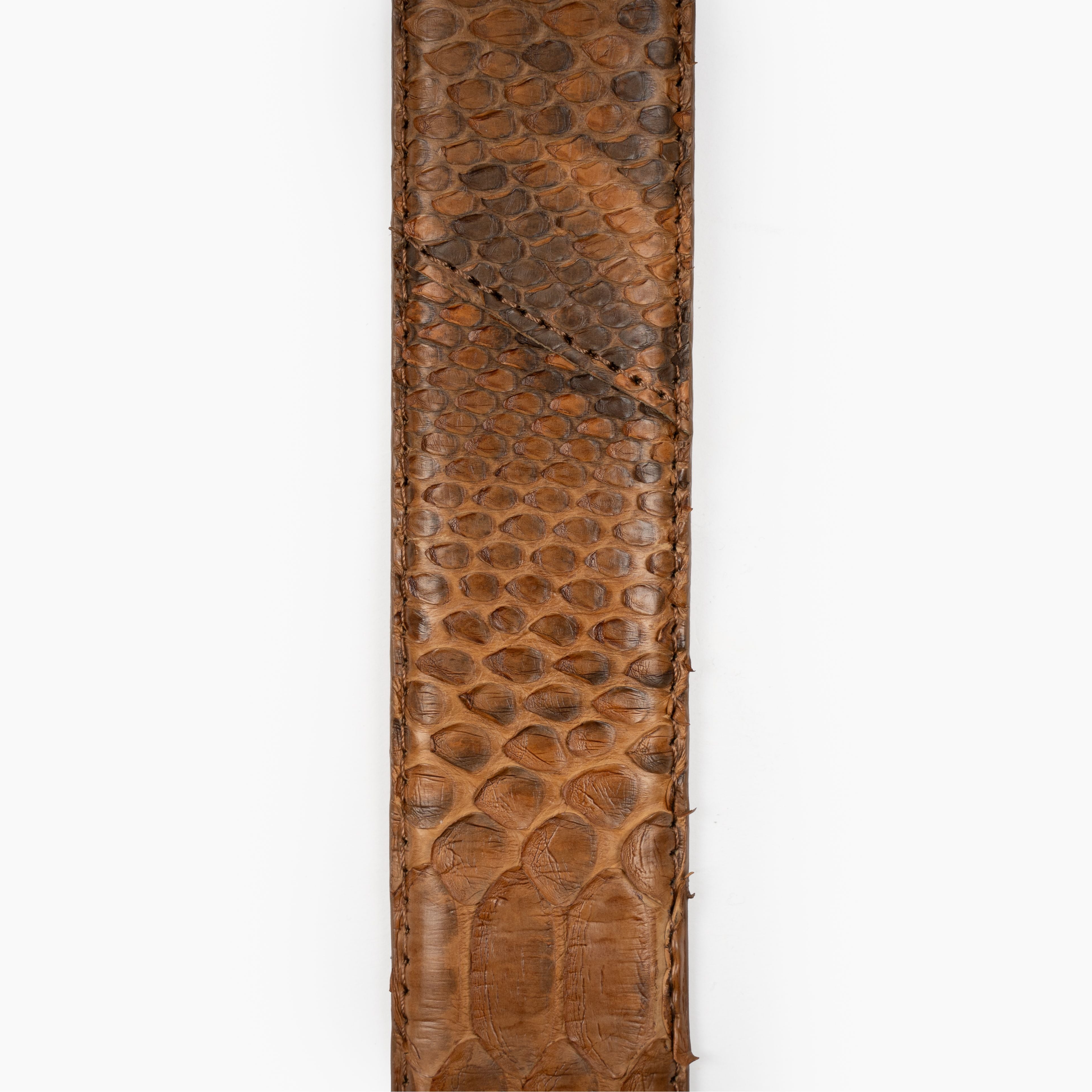 JOB86 Slangenleer Riem Cognac | Python