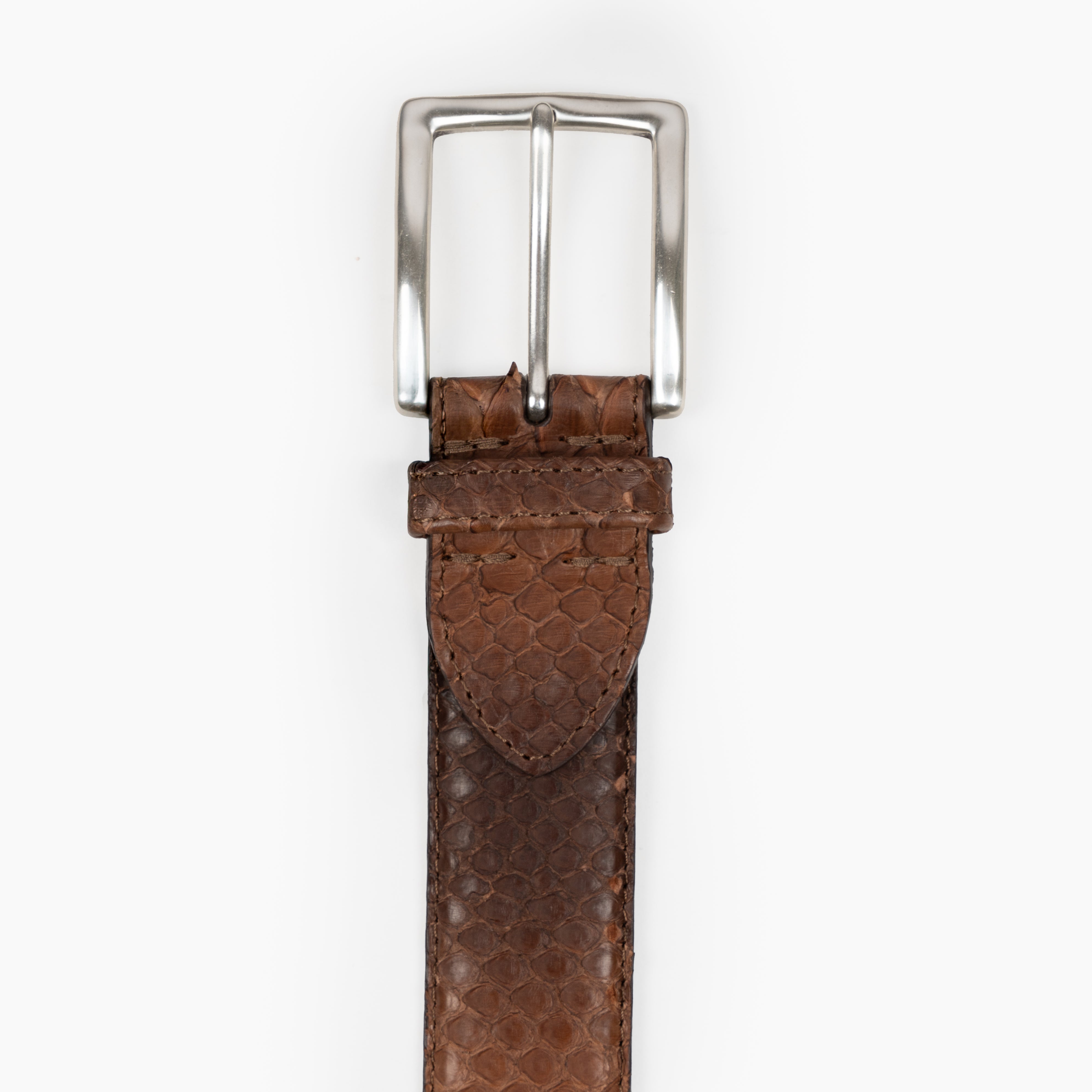 JOB86 Slangenleer Riem Bruin | Python