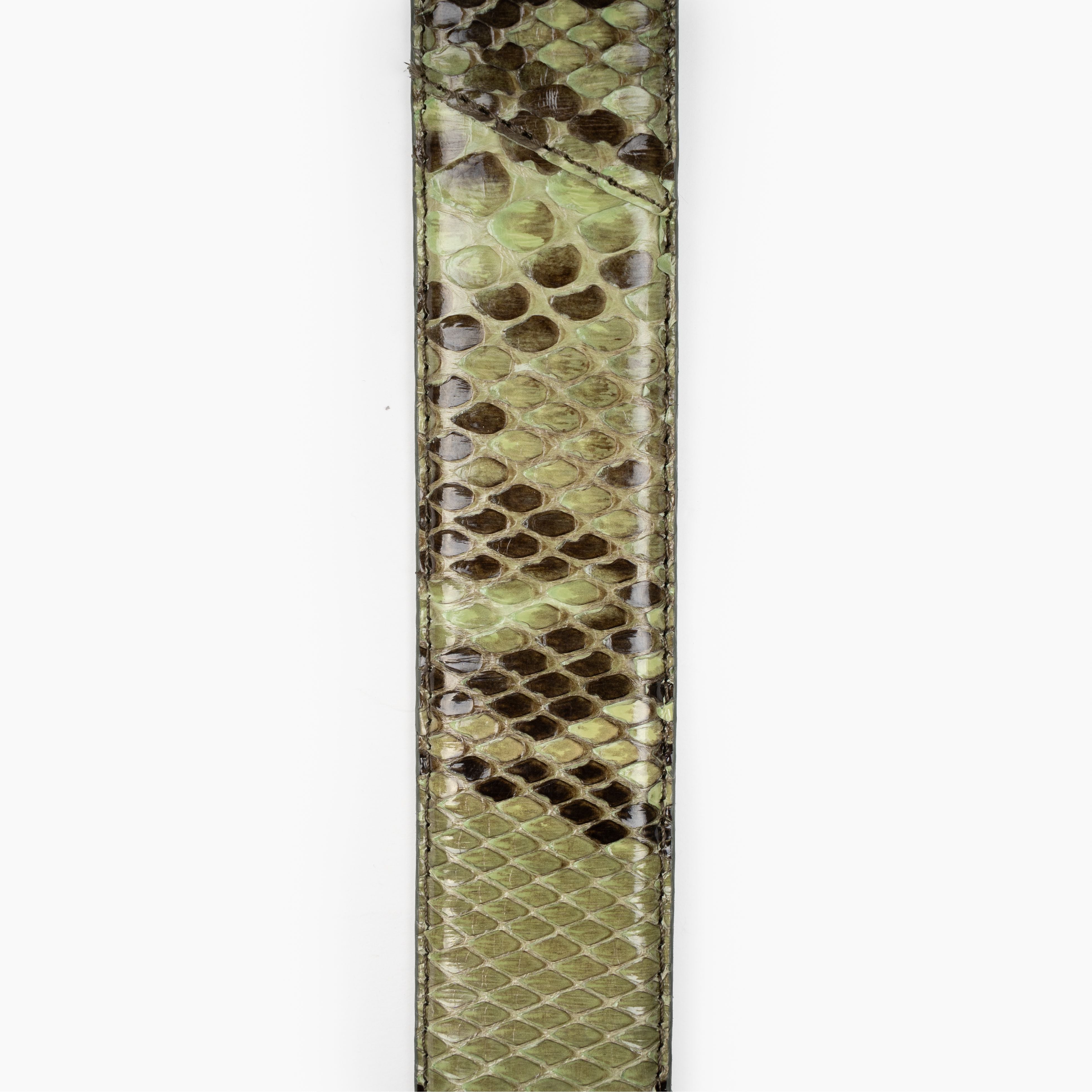 JOB86 Slangenleer Riem Groen | Python