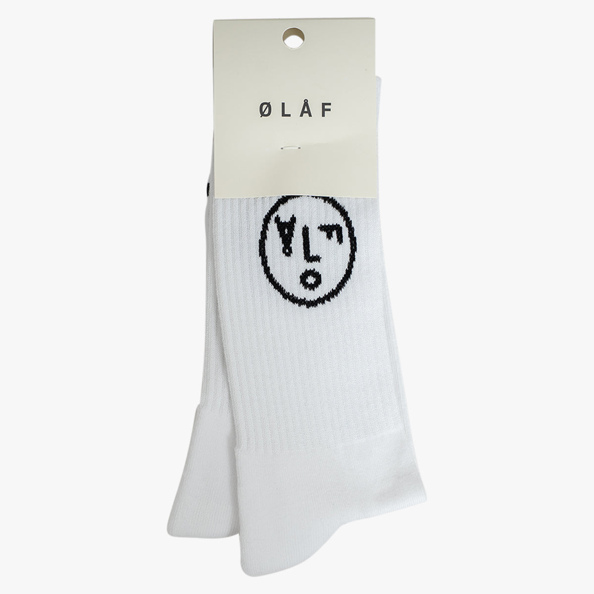 Olaf Sokken Wit | Face Socks
