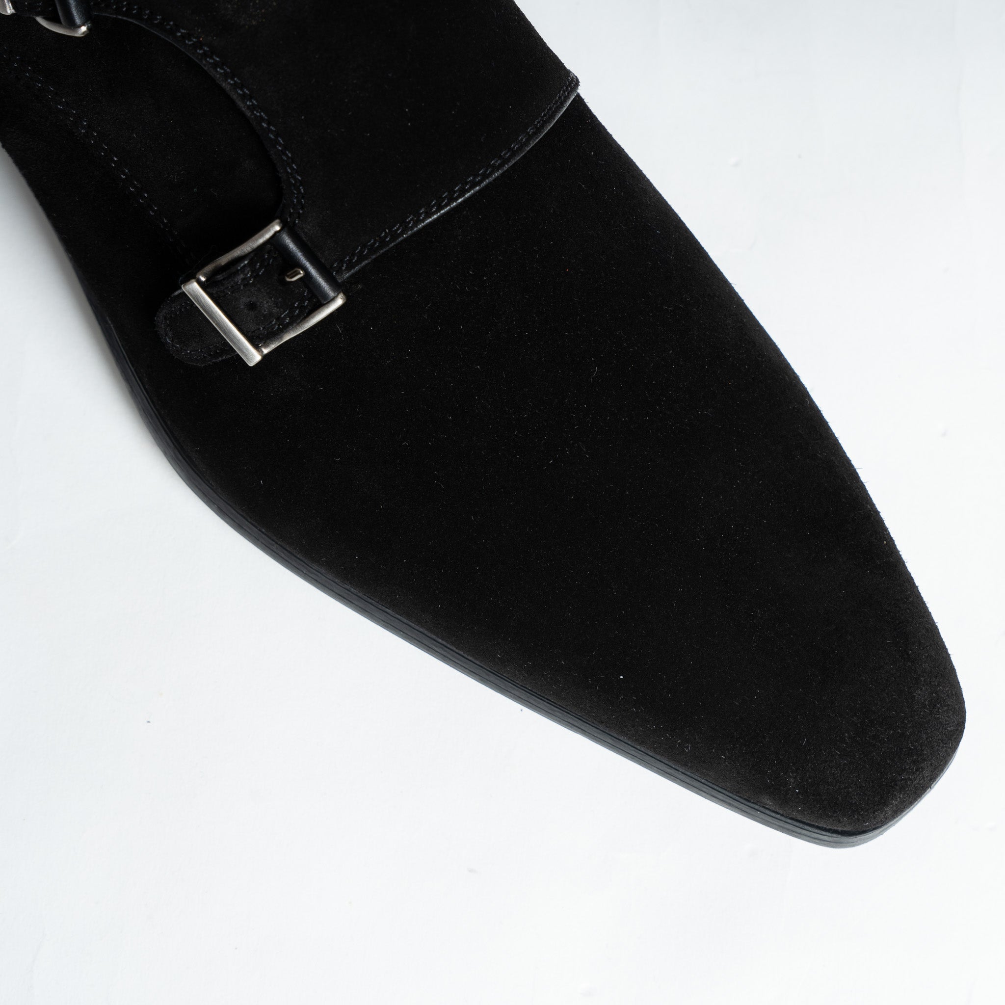 Magnanni Dubbele Gespschoen Zwart