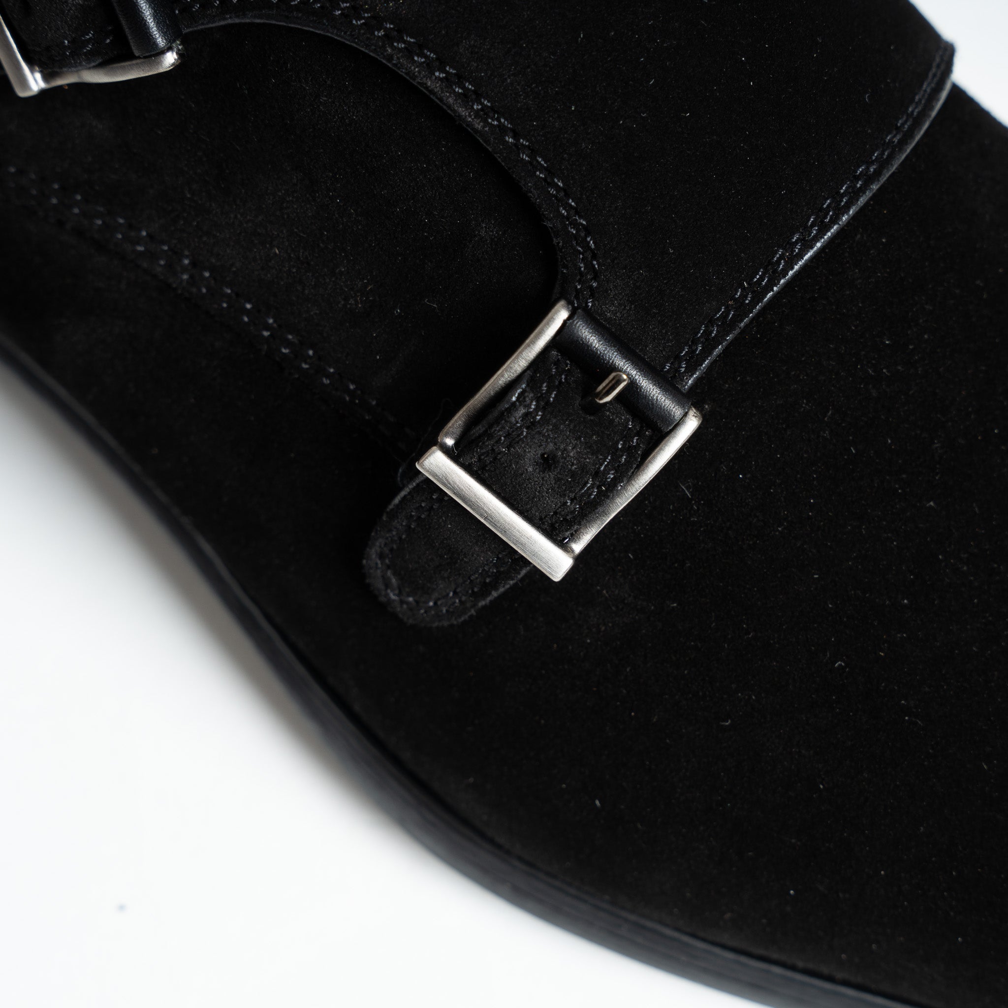 Magnanni Dubbele Gespschoen Zwart