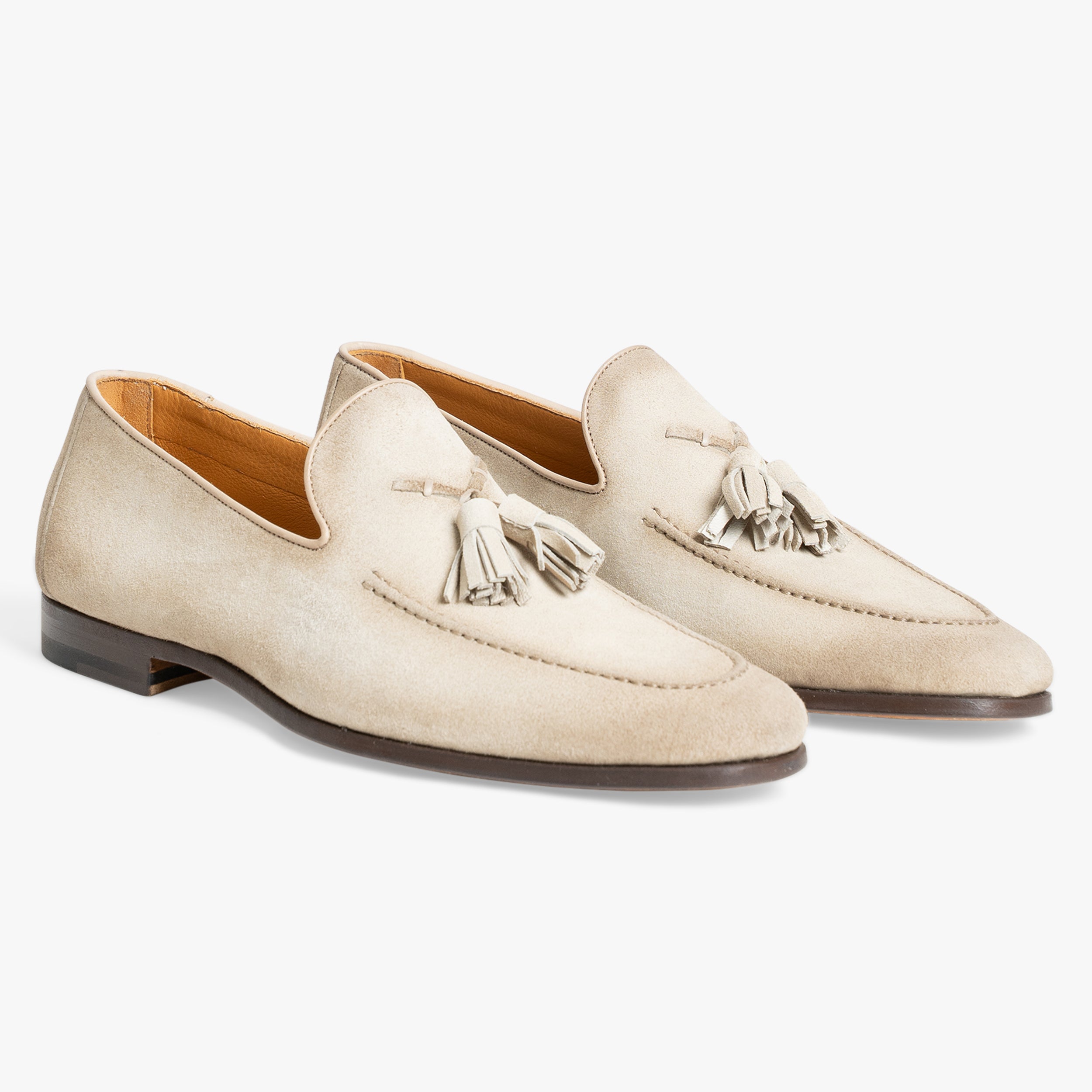 Magnanni Loafer Beige Suède | Magico Tassel