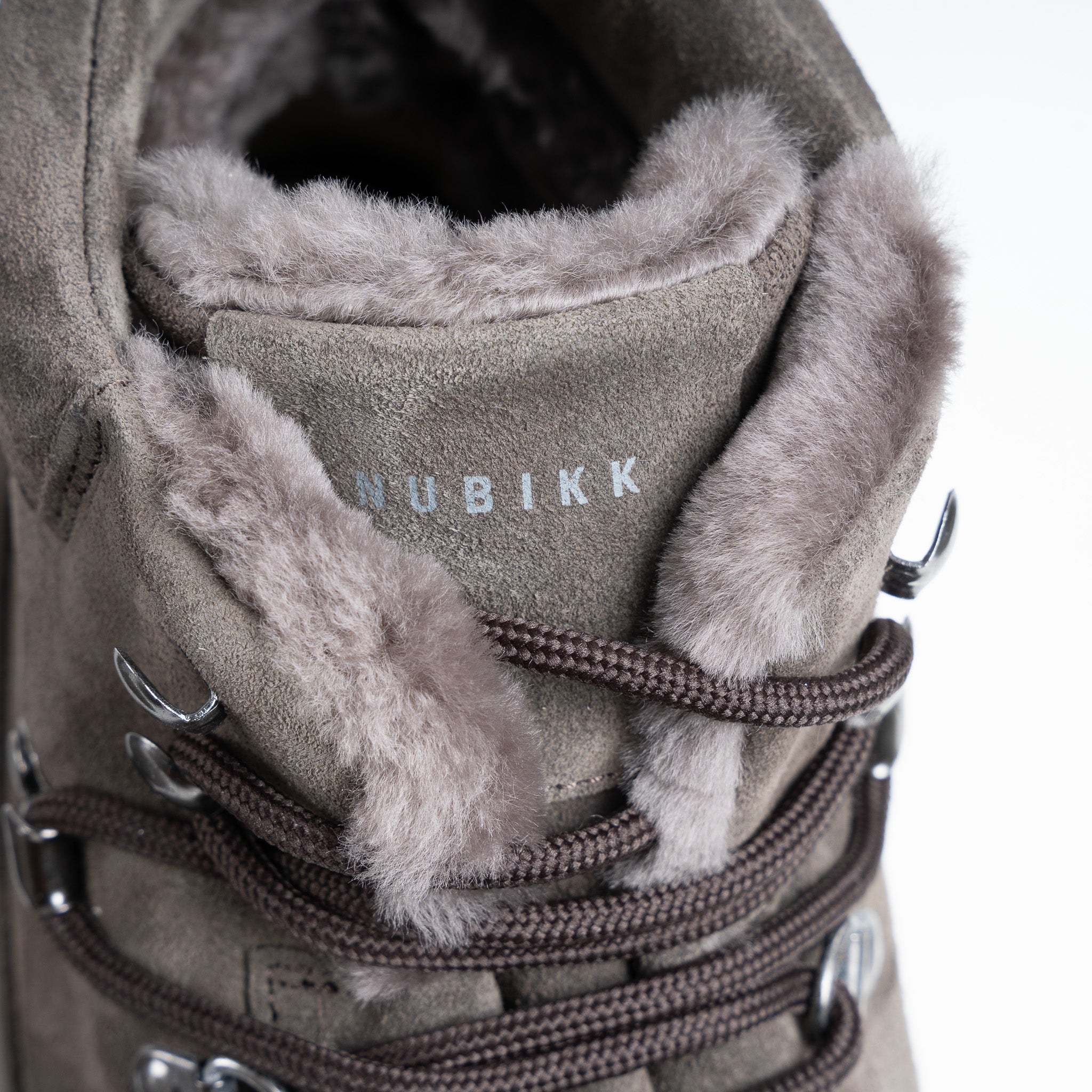 Nubikk Boot Grijs | Logan Chad Fur