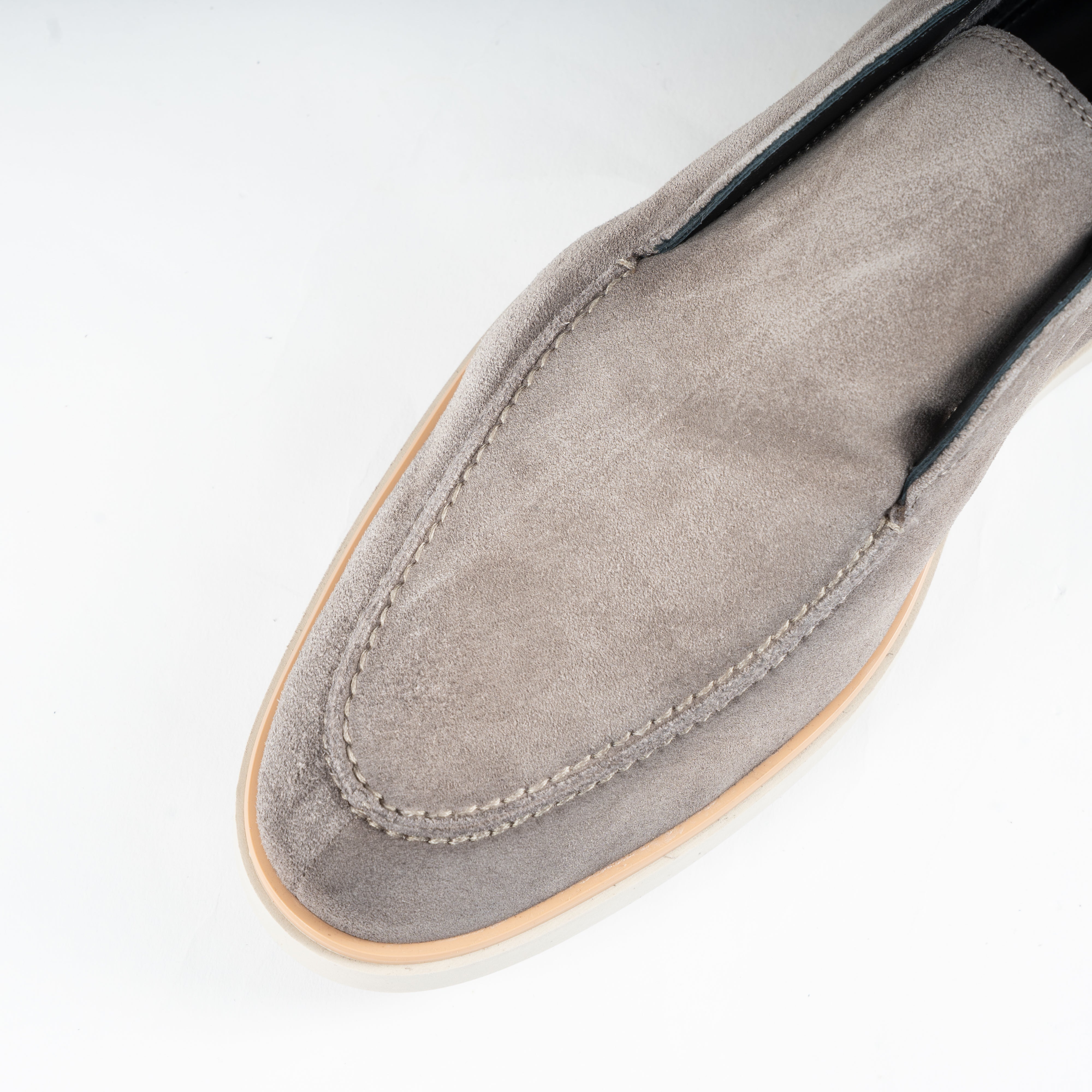 Magnanni Loafers Lichtgrijs Suede | Loda